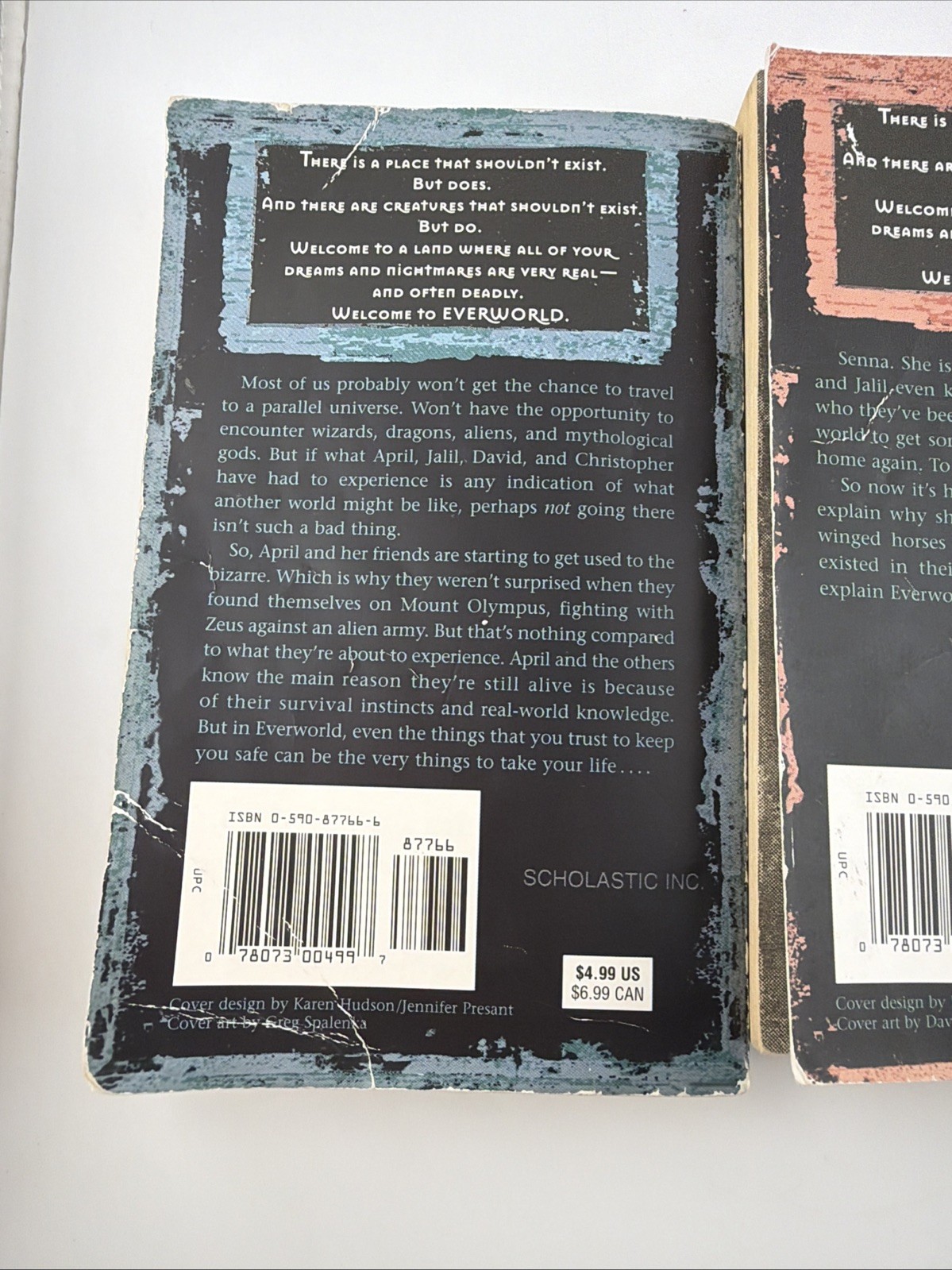K.A. Applegate Everworld Books 7 9 & 10