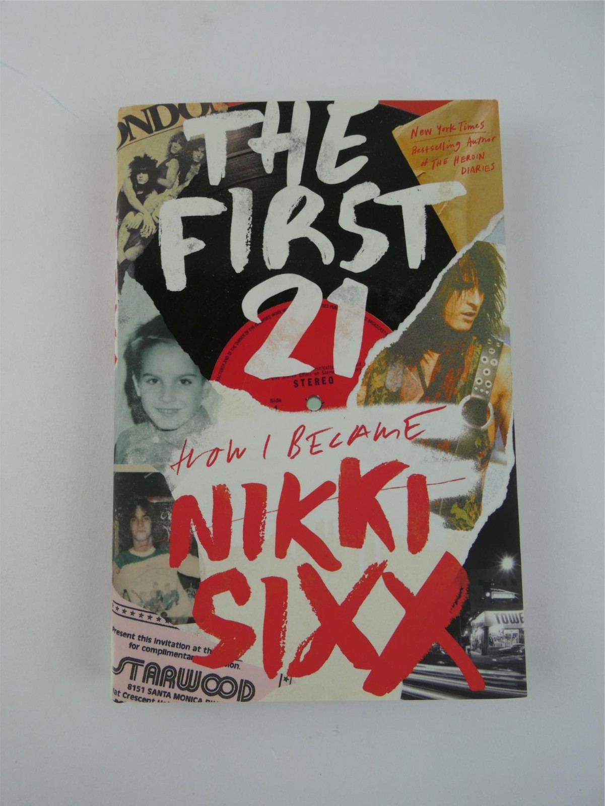 Nikki Sixx Signed The First 21 2021 HC Book 1st Edition Motley Crue