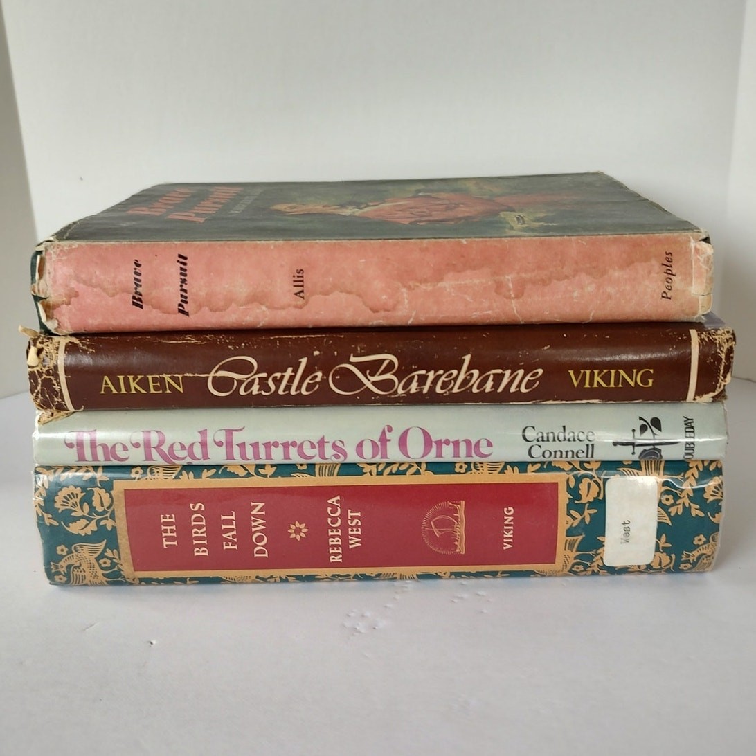 Mixed Authors Hardcover Lot/4 Historical Mystery Crime Thriller