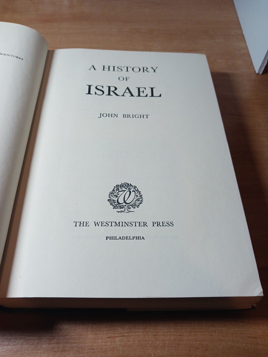 A History of Israel John Bright 1959 Hardcover The Westminster Press