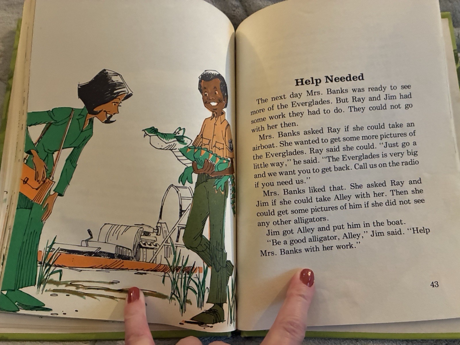 Alley Alligator And The Hunter by Athol B. Packer 1974