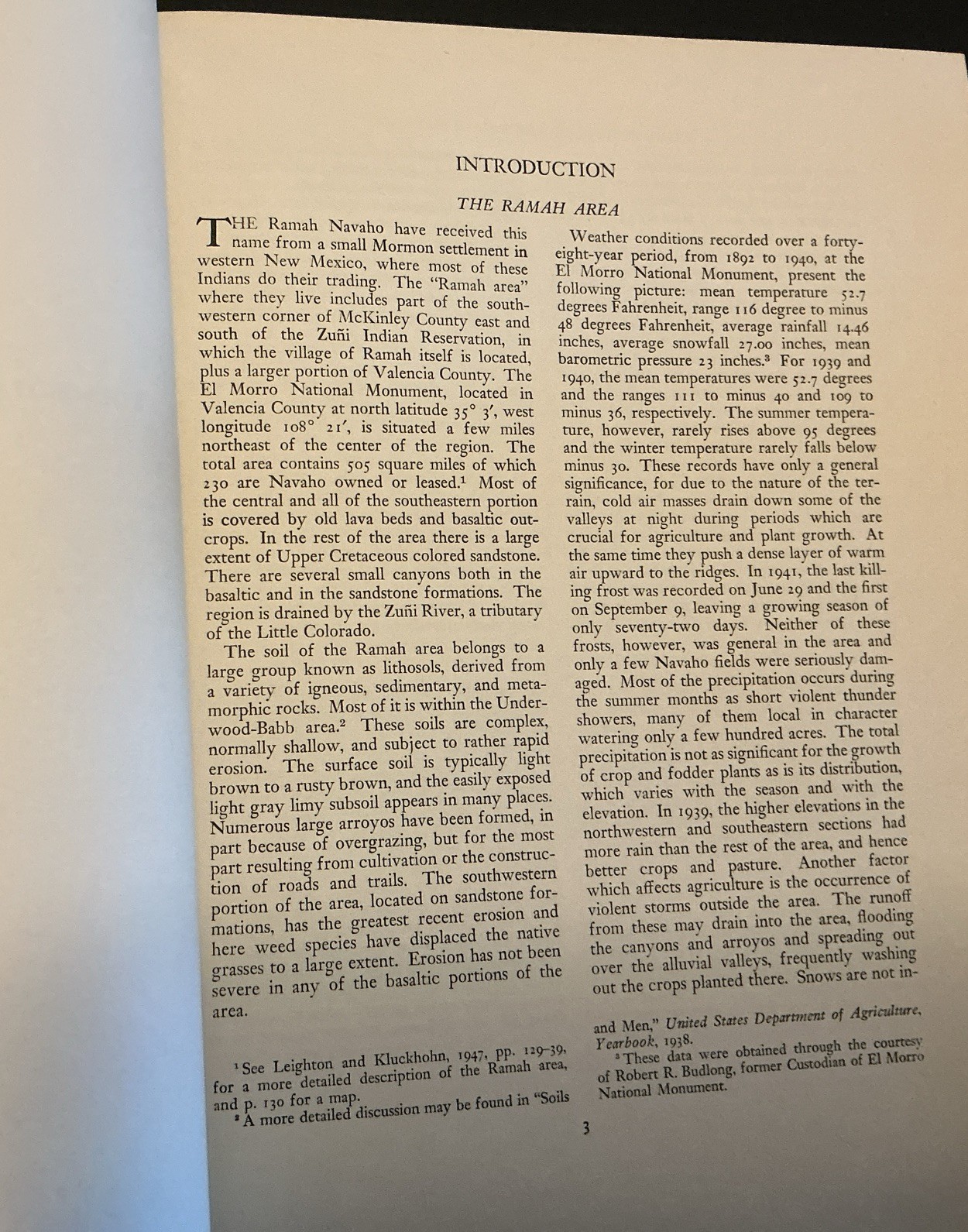 Ethnobotany of the Ramah Navaho
