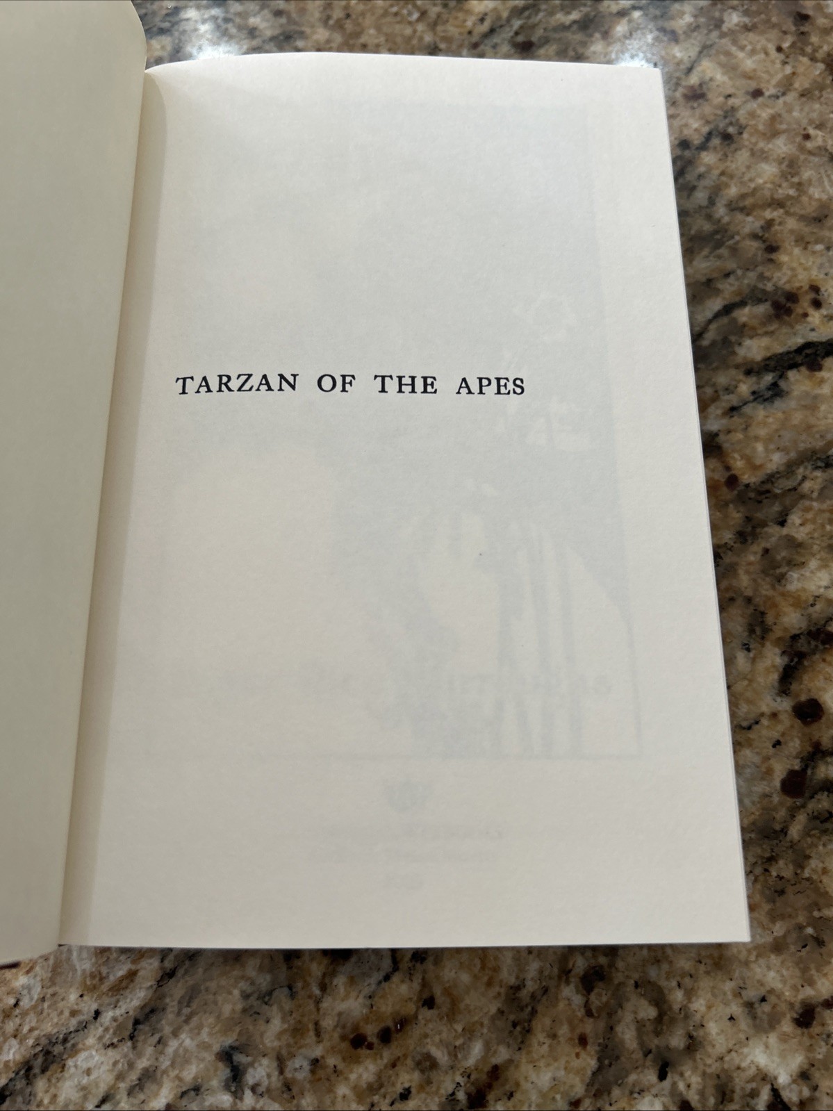 TARZAN OF THE APES Edgar Rice Burroughs American Web Books 2003 Facsimile