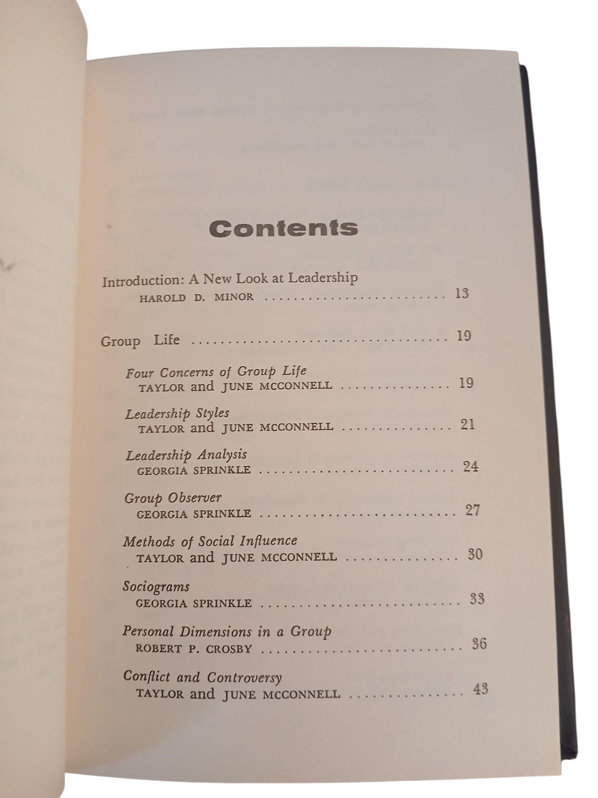 Techniques and Resources For Guiding Adult Groups By Harold D. Minor HC 1972