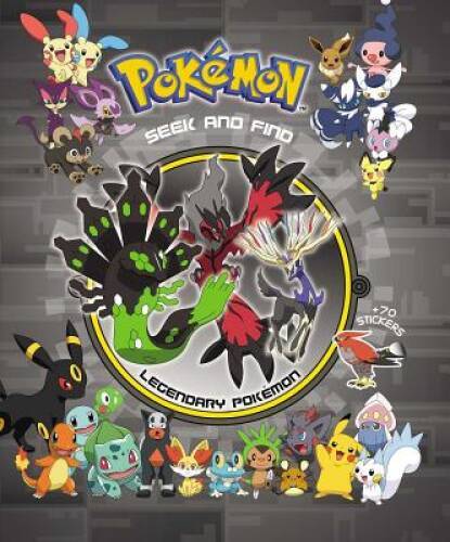 PokÃ©mon Seek and Find – Legendary Pokemon – Hardcover By VIZ Media – GOOD