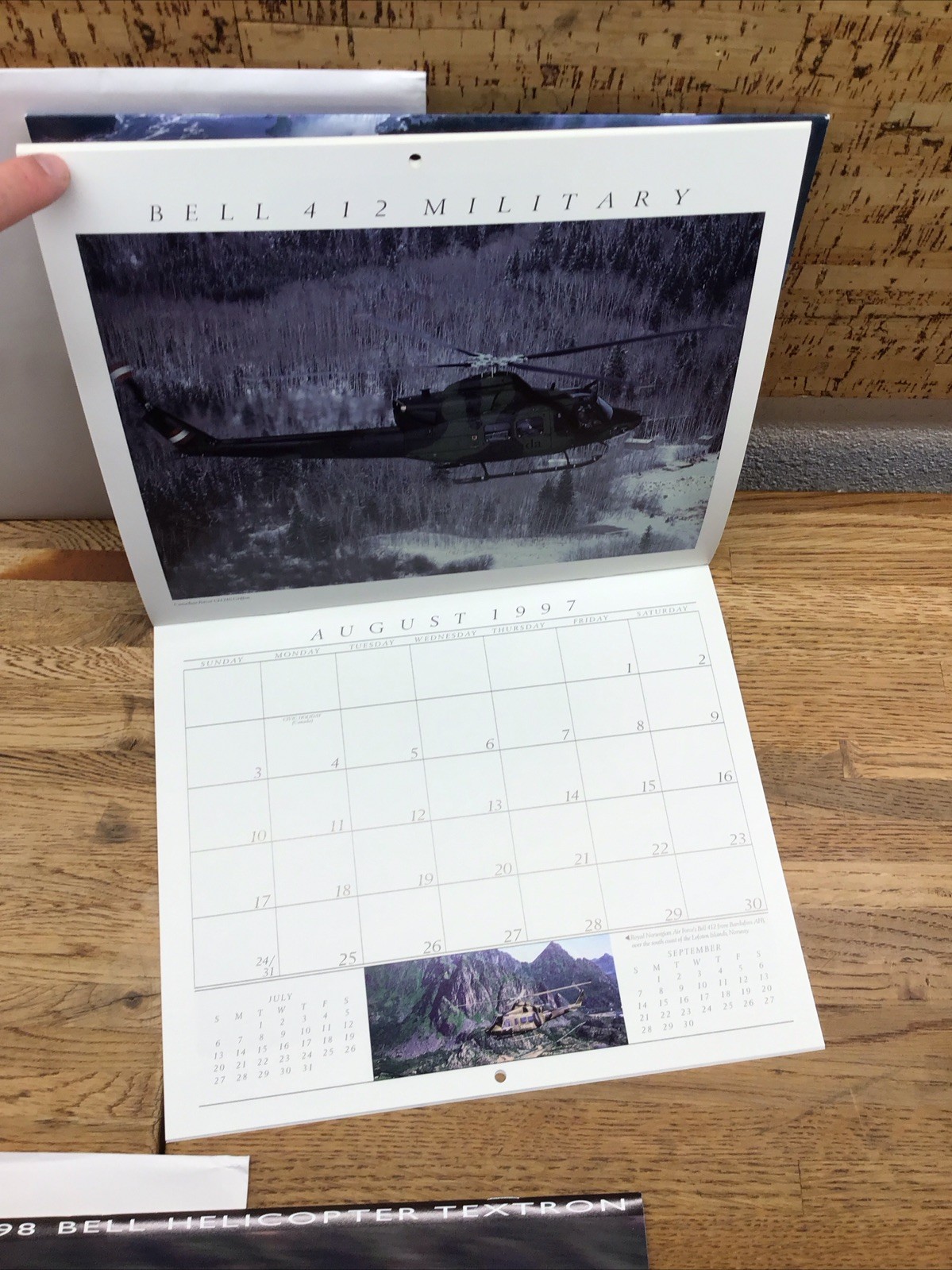 BELL HELICOPTER – Appointment Calendar – 1995 + 1997 1998 – Lot Of 3 – MM6.117