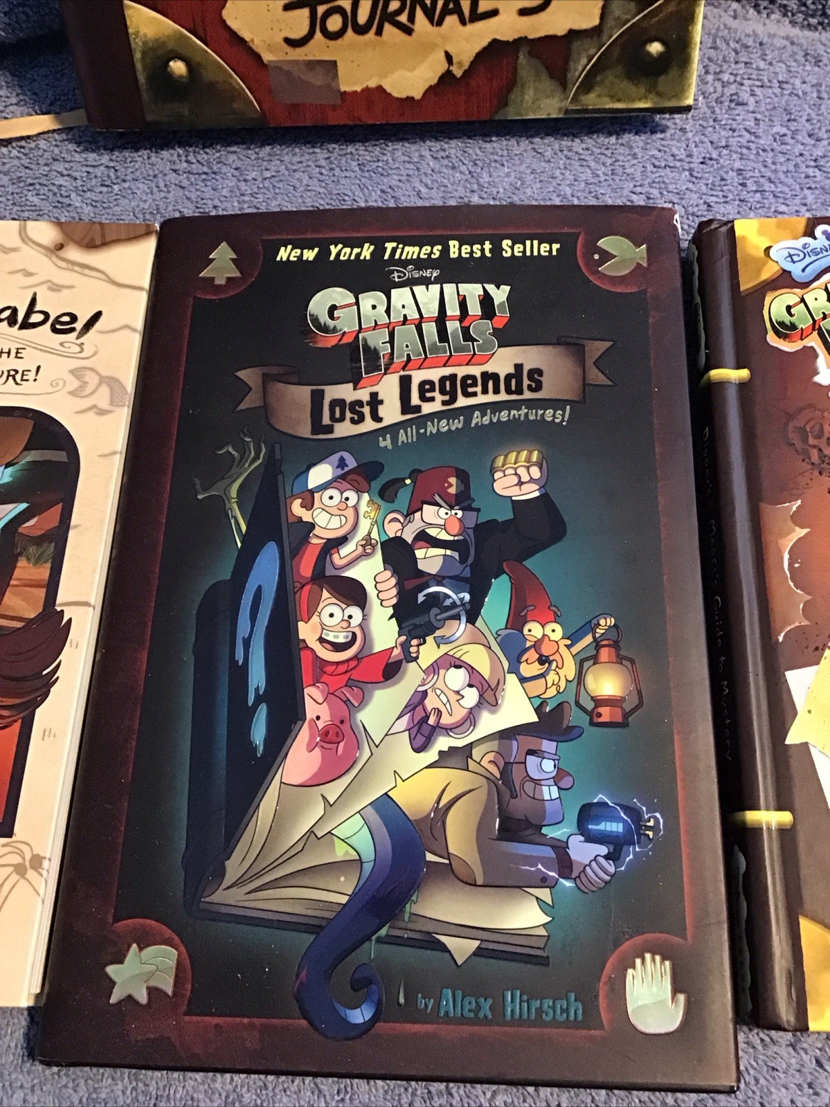 Disney Gravity Falls Journal 3 ALEX HIRSCH Disney Book Lot 4 HC DJ Adventures