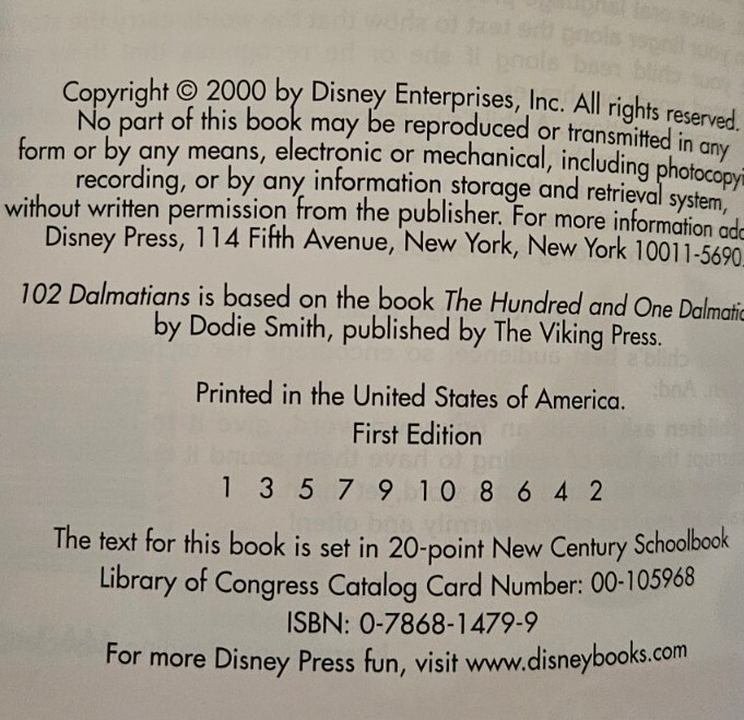 Disney Press 102 Dalmatians Wheres Oddball First Reader Children Paperback Book
