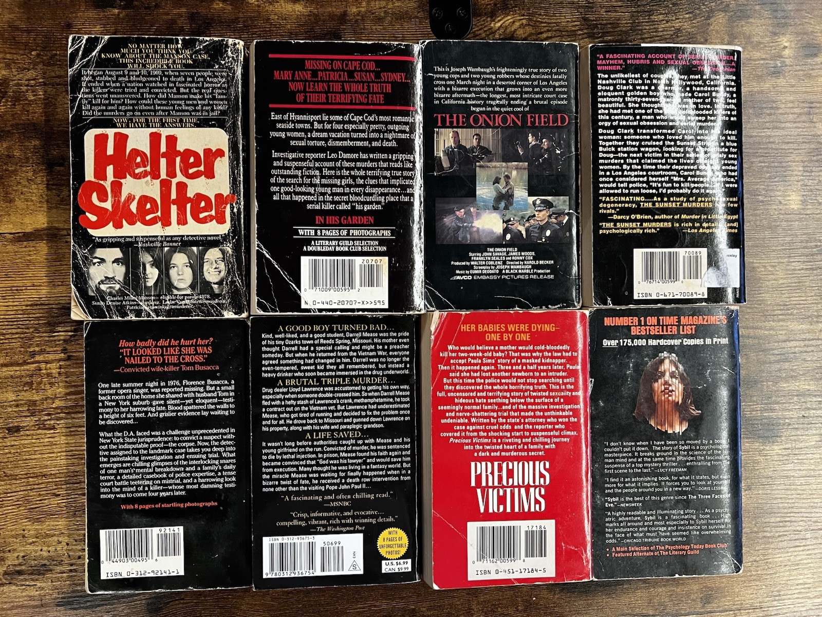 Lot of 8 Vintage True Crime Books | Serial Killers, Murder, Courtroom Classics