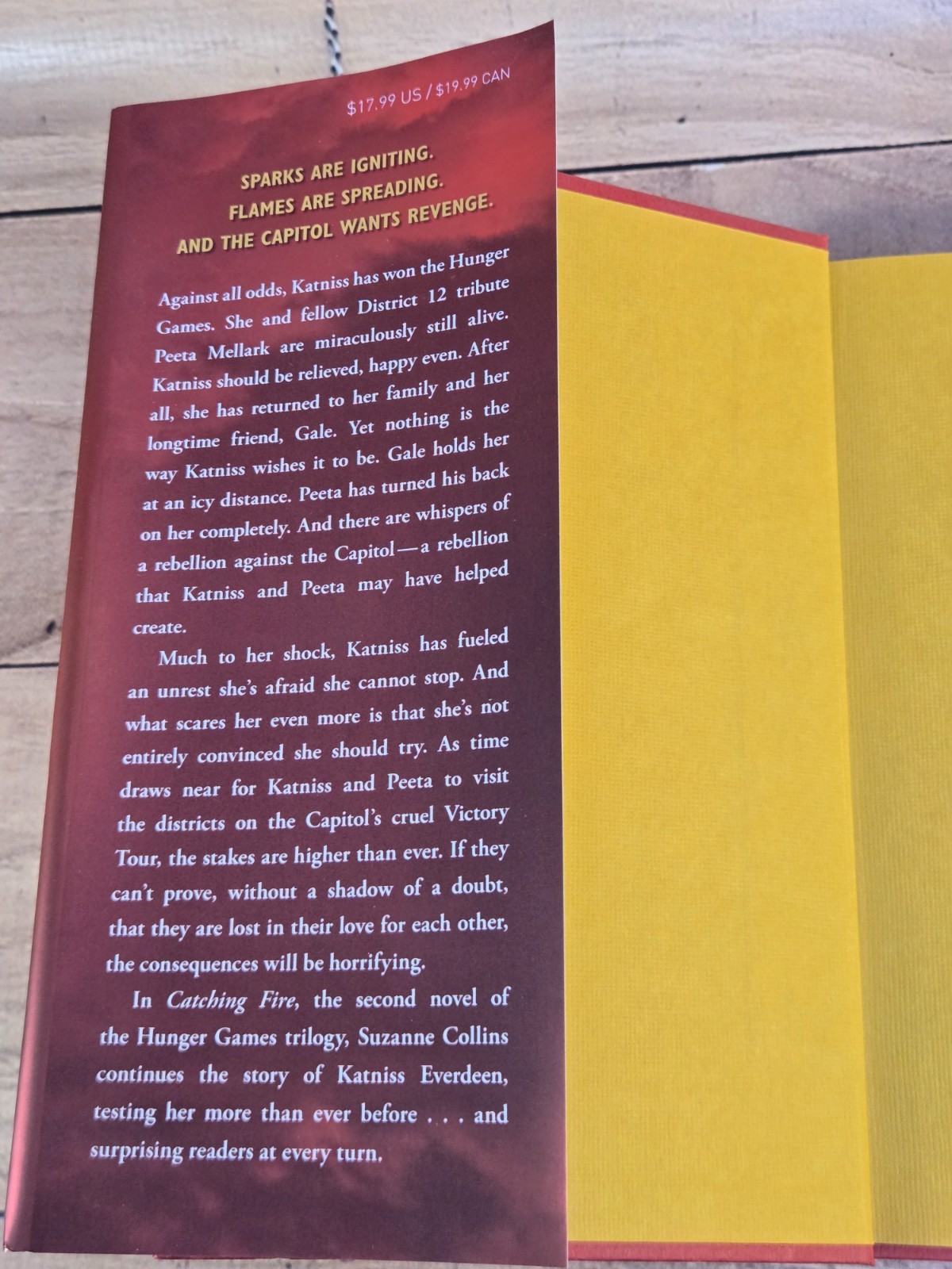 Catching Fire Suzanne Collins 1st Edition Hardcover Hunger Games Book 2