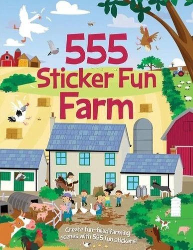 555 Sticker Fun Farm – Create Farm Scenes – New