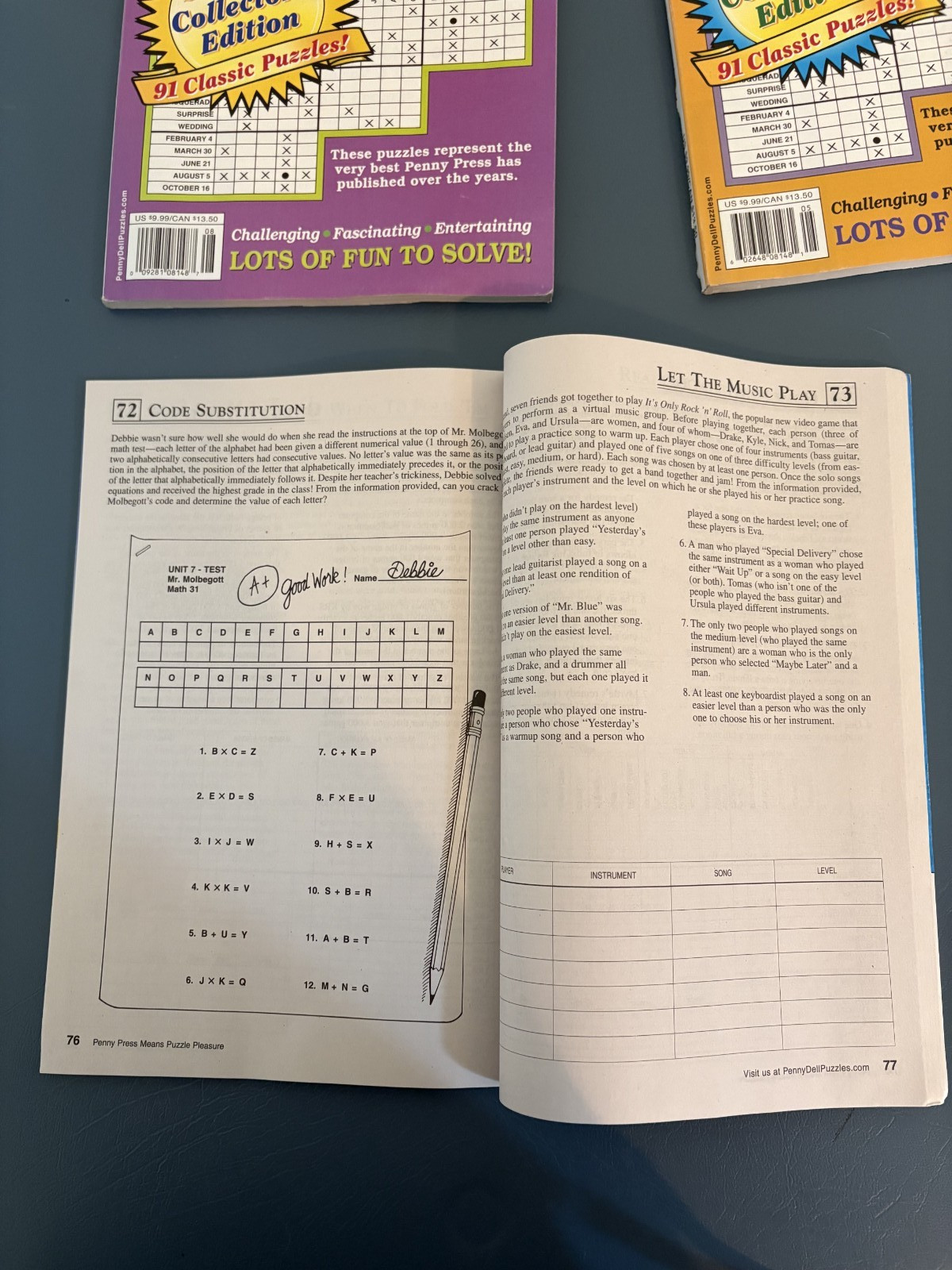 Penny Press Original Logic Puzzles Special Collectors Edition 4-Pack