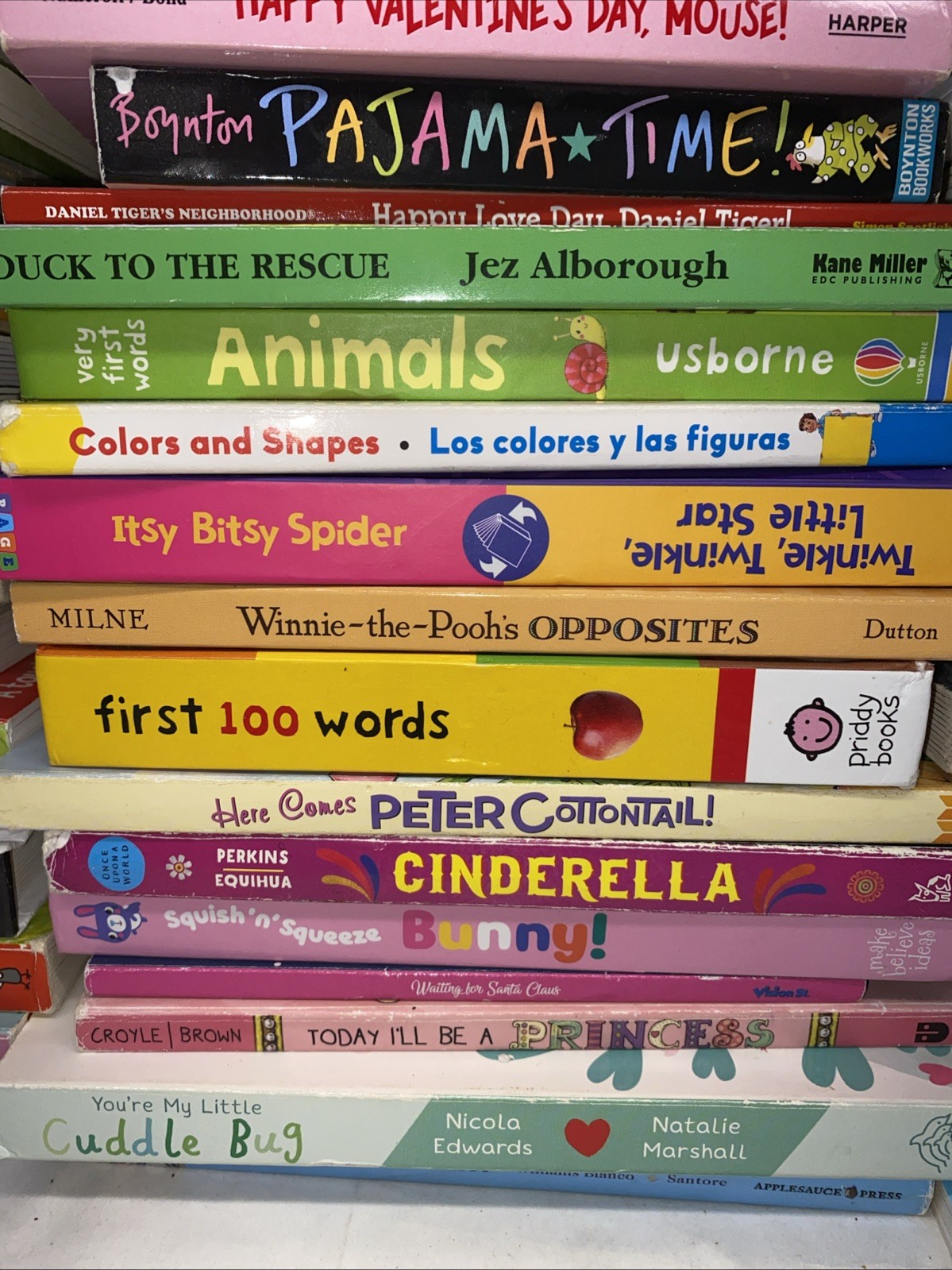 Lot of 60- Board Books for Children’s/ Kids/ Toddler/ Babies/Preschool/Daycare