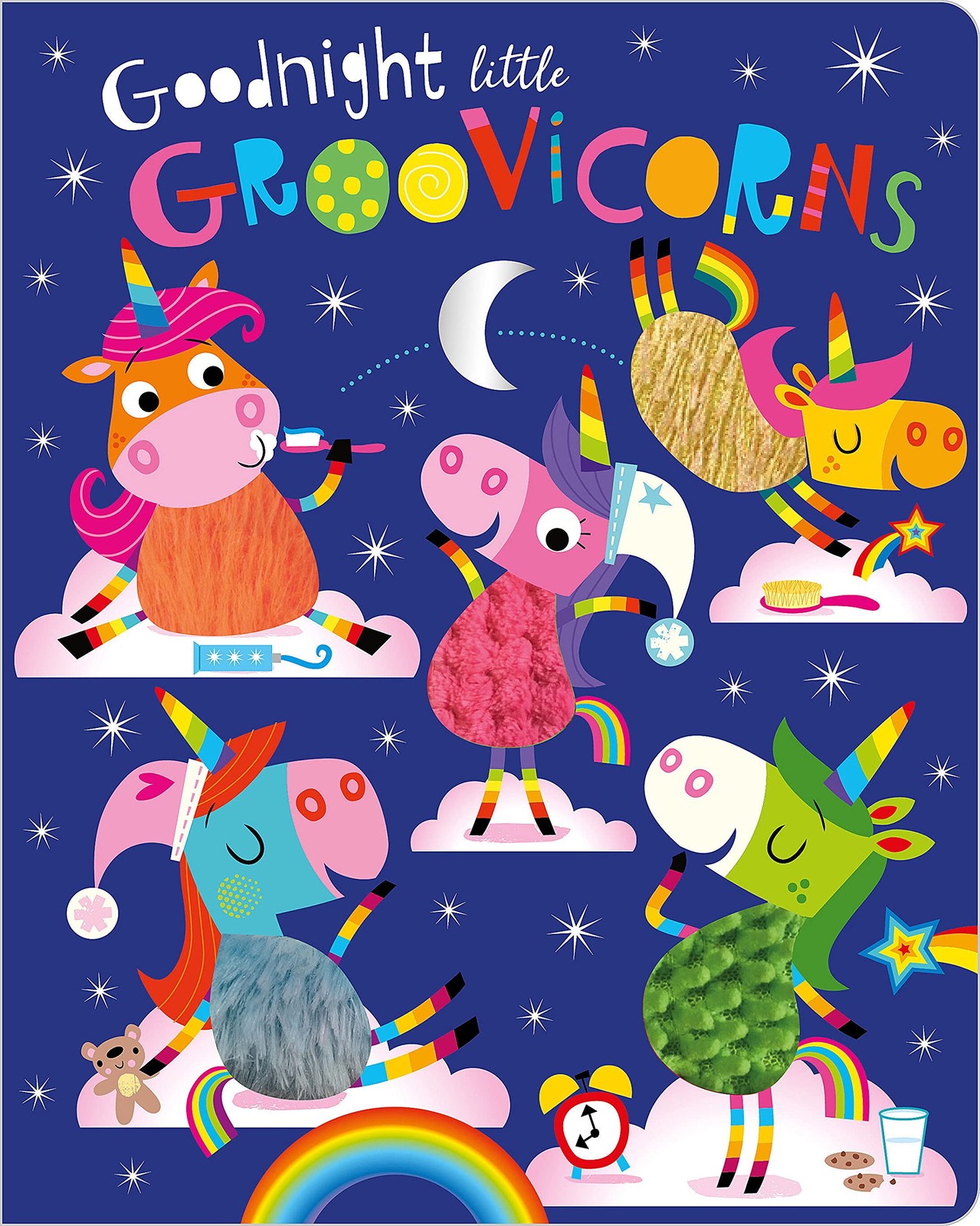 Goodnight Little Groovicorns – board book Greening, Rosie|Lynch, Stuart