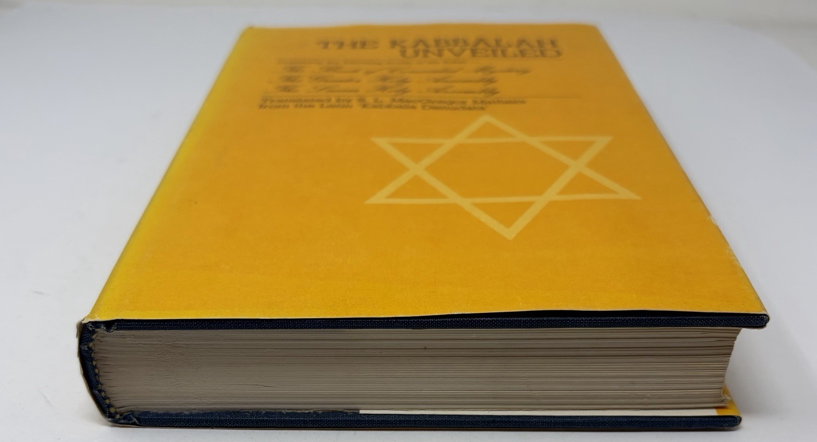 The Kabbalah Unveiled Mathers 1978 Hardcover Book Zohar Esoteric Denudata
