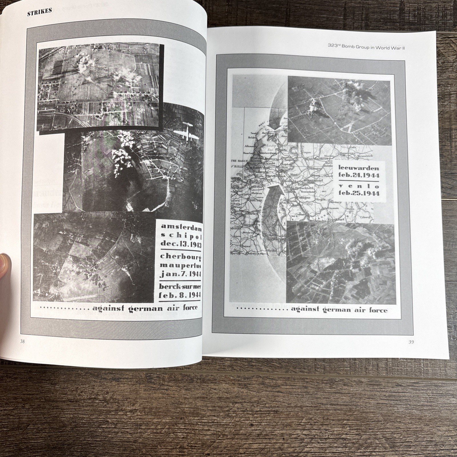 Strikes: 323rd Bomb Group in World War II – 1st Edition w/ Letter Of Endorsement