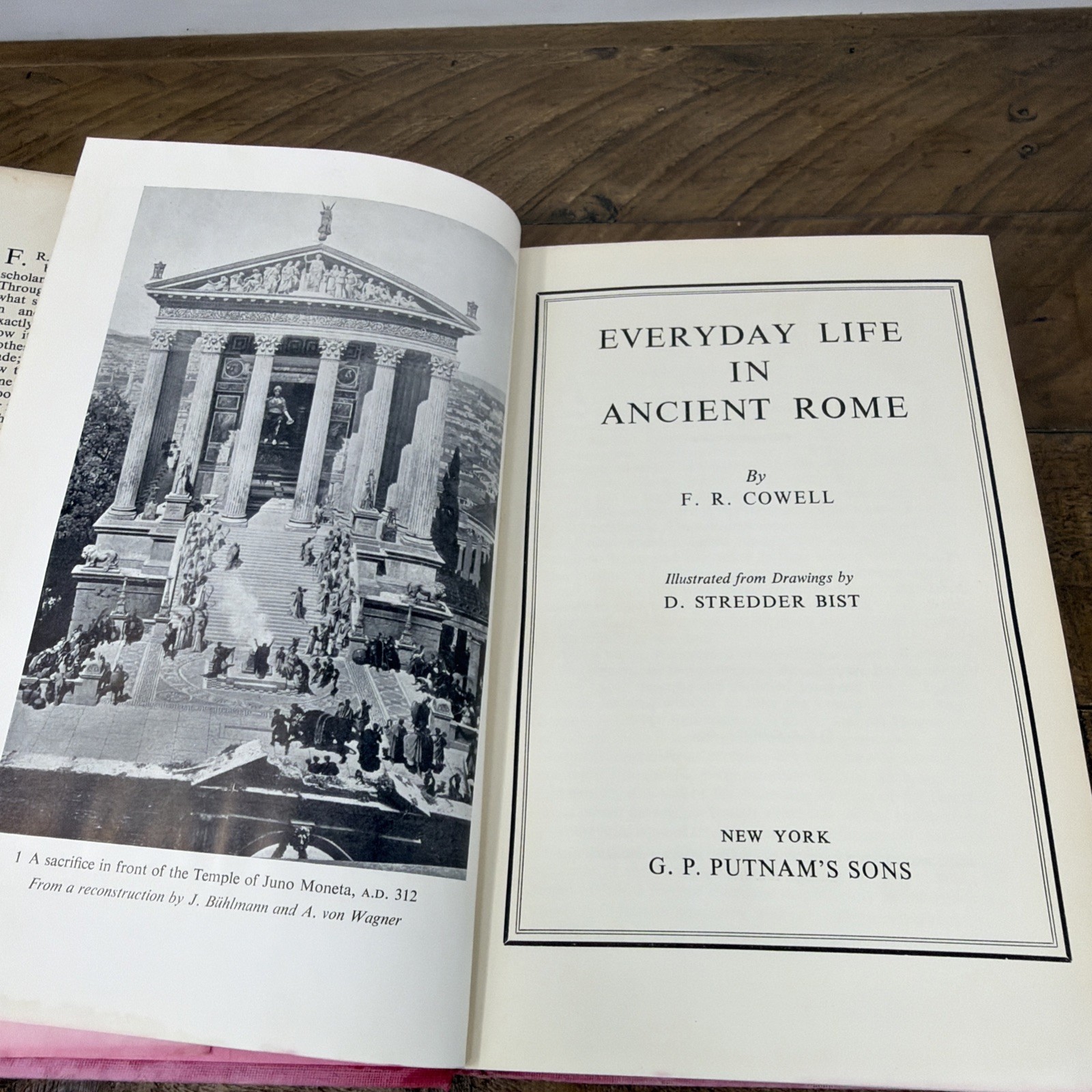Everyday Life in Ancient Rome F.R. Cowell Vintage 1961 Hardcover Dust Jacket