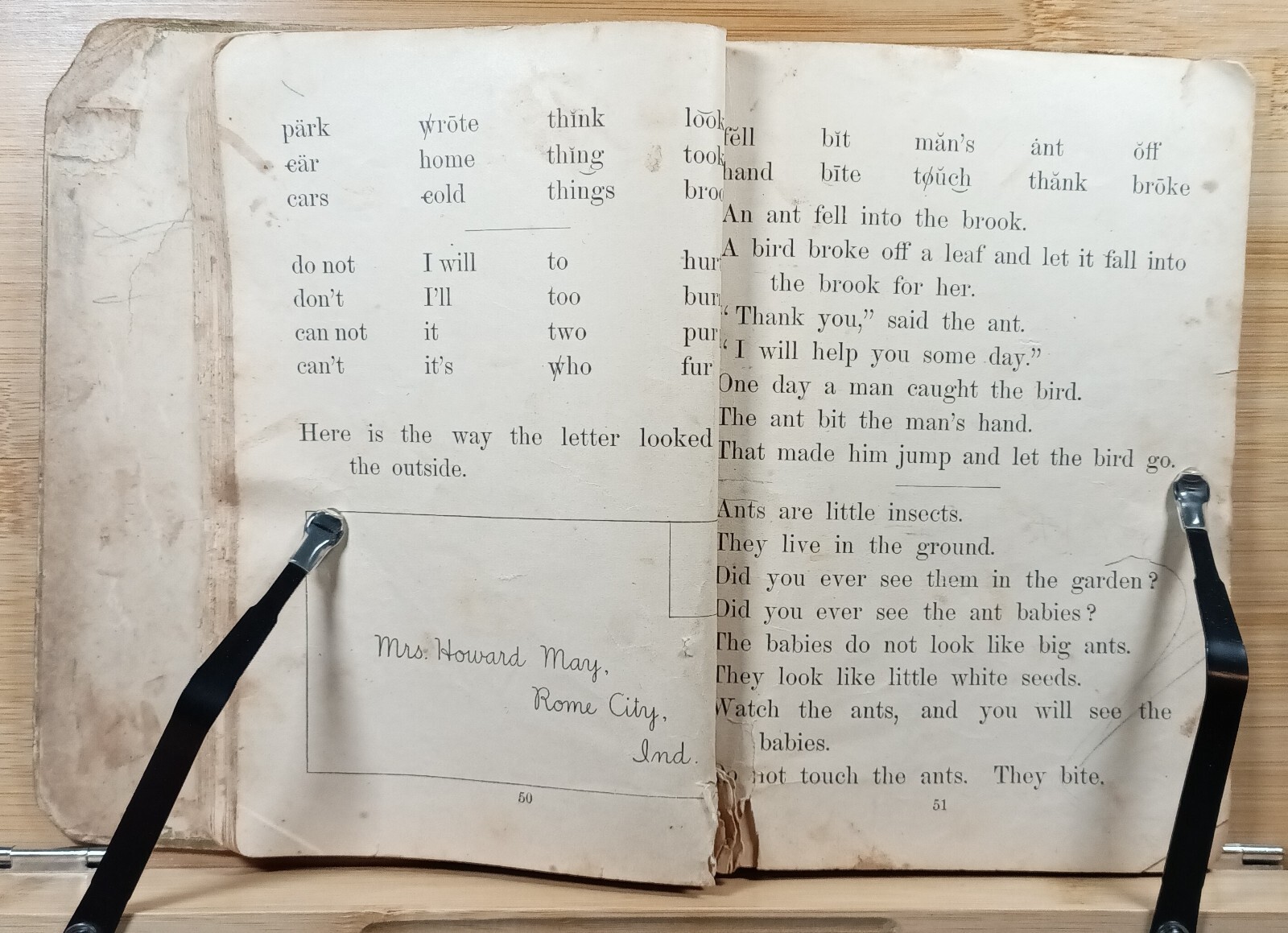 Indiana Educational Series – First Reader – Unkown year – missing first few page