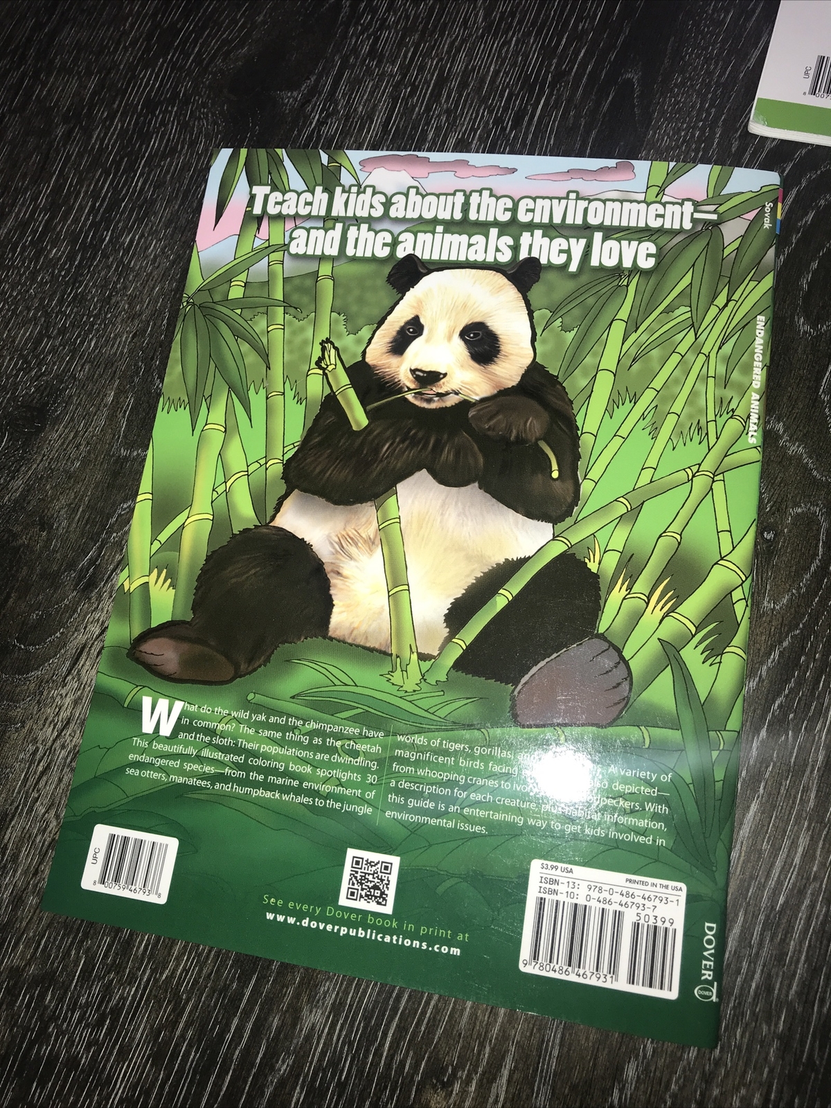 3 NEW DOVER COLORING BOOKS Days Of The Dinosaur, Endangered Animals & Civil War