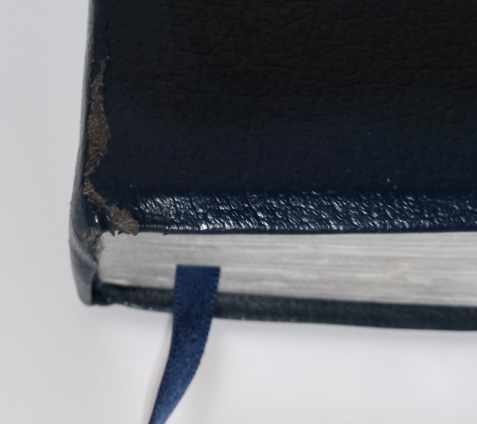 NLT Life Application Study Bible Blue Bonded Leather w/Index Tabs Tyndale 1997