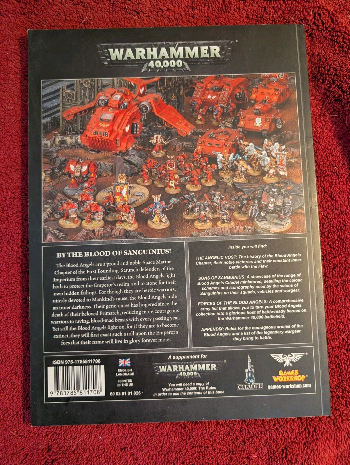 Blood Angels Codex Adeptus Astartes 2014 Warhammer