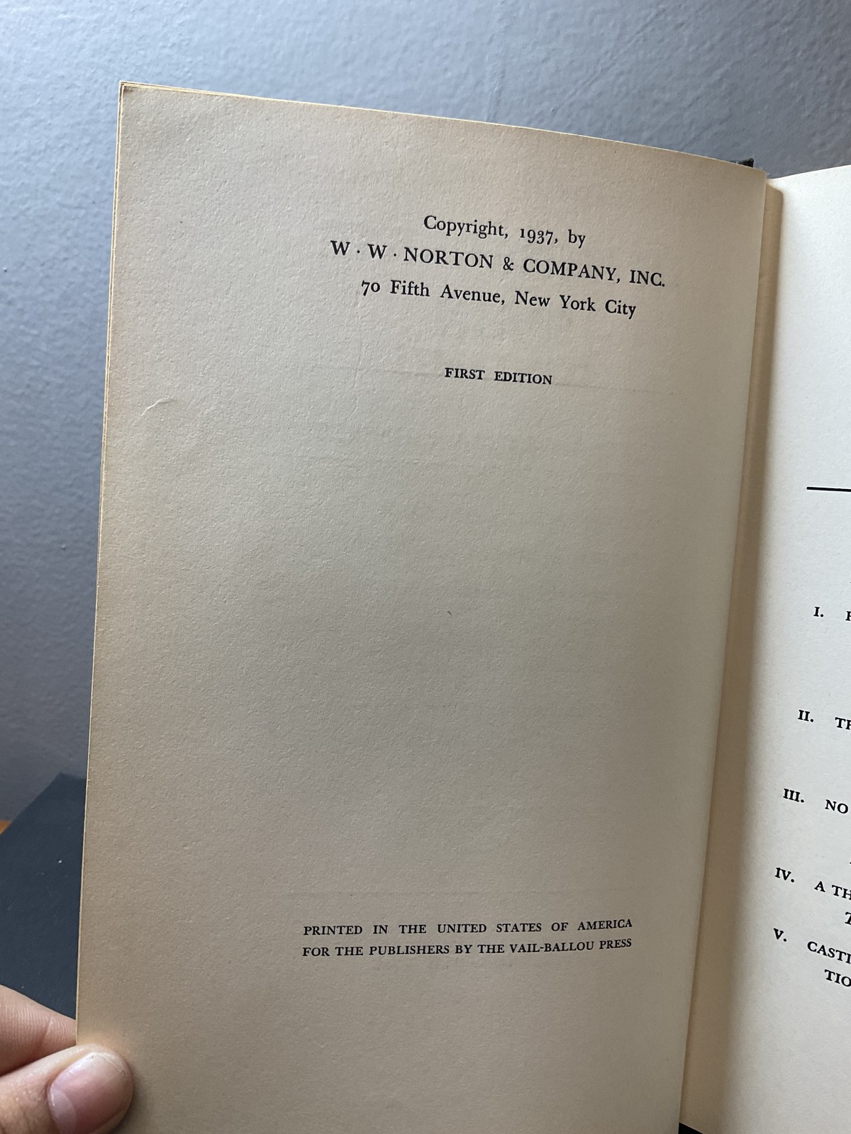 Invertebrate Spain by José Ortega y Gasset 1937 First Edition Hardcover