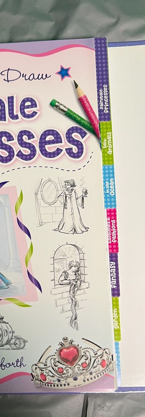 drawing & doodle books- Manga, Fairies, Animals, Fashion, Fantasy, Horses