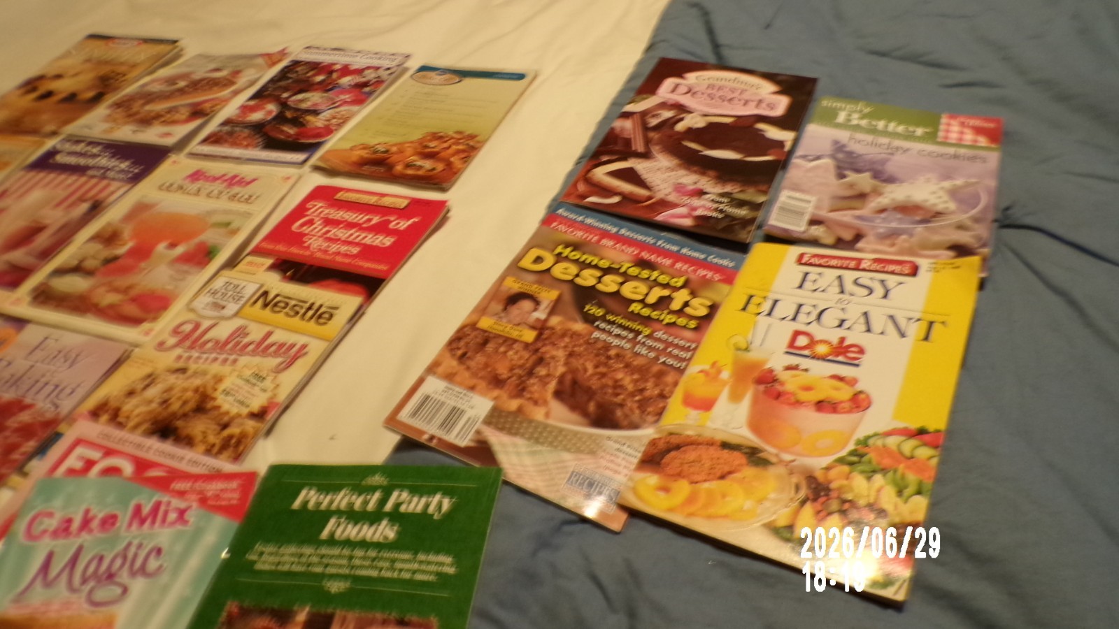 Over 30 Vintage Recipe Magazine Booklets-Holiday Gifts from a Jar,Kraft Desserts
