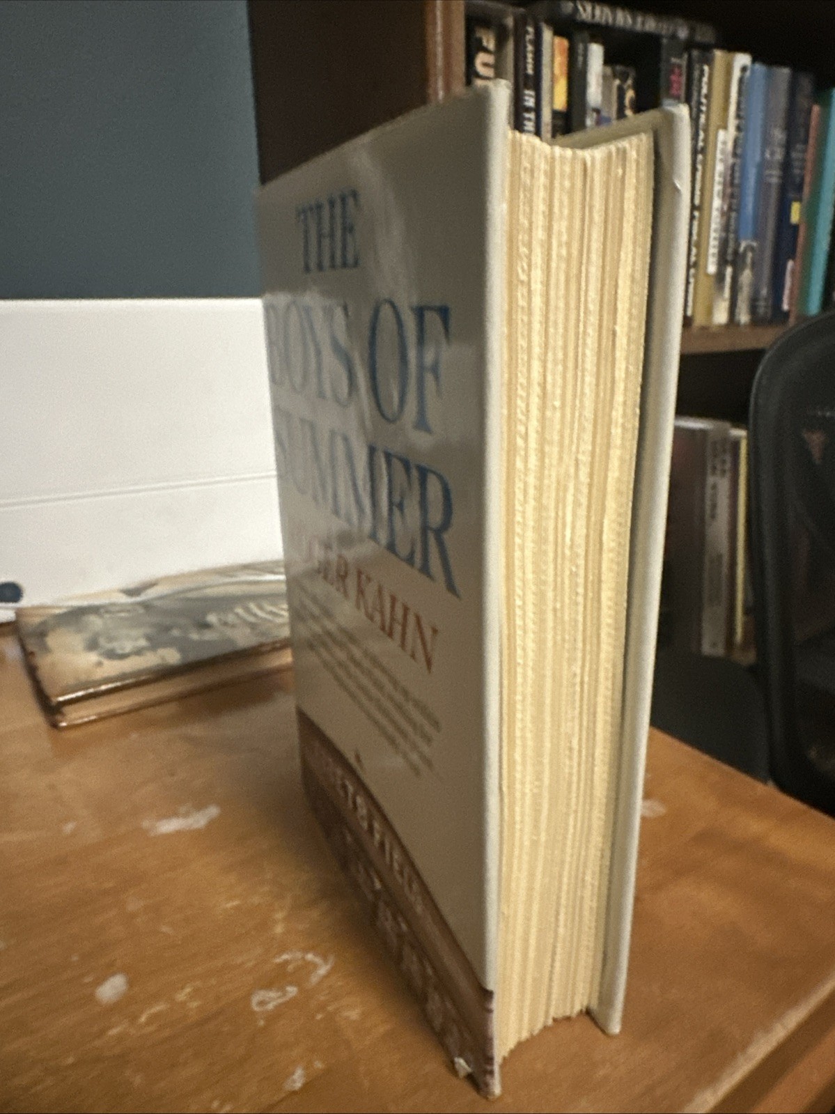 Roger Kahn SIGNED “The Boys of Summer” 1st printing HC 1972 NOT Book Club