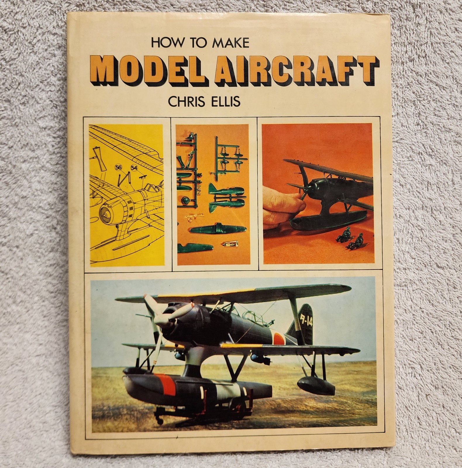 How to Make Model Aircraft by Chris Ellis 1974 Hardcover HCDJ Arco Great Britain