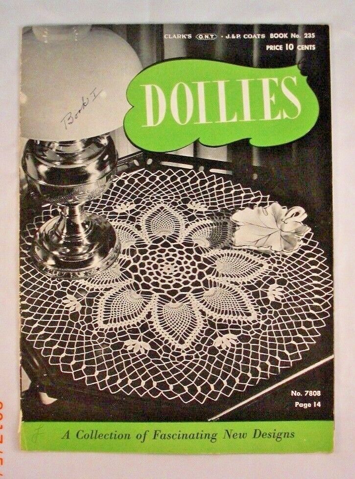 Doilies – The Spool Cotton Company 235 – 15 Crochet Patterns