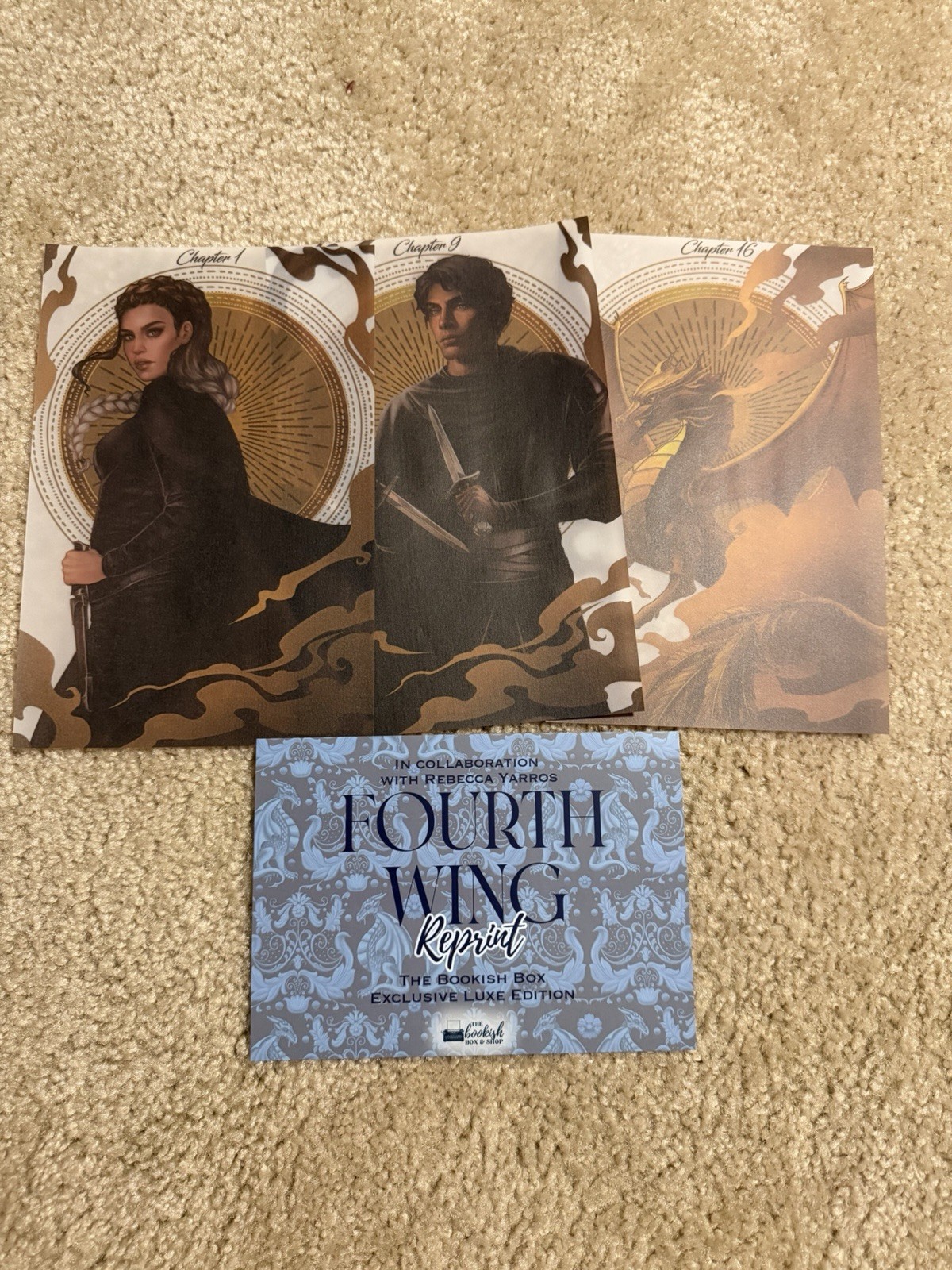 Fourth Wing by Rebecca Yarros Bookish Box Limited Edition New