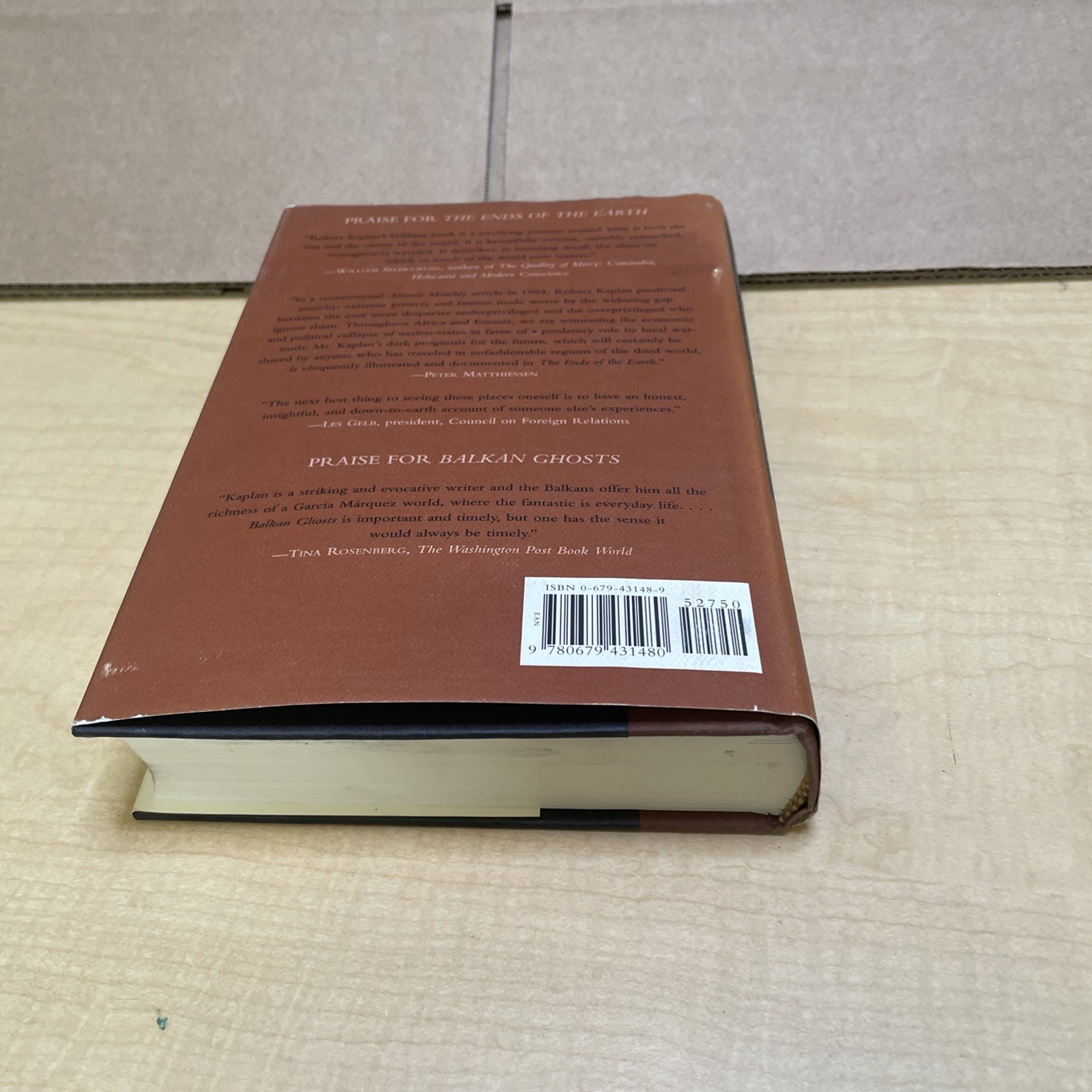 1996 First Edition The Ends of the Earth by Robert D. Kaplan Hardcover /DJ