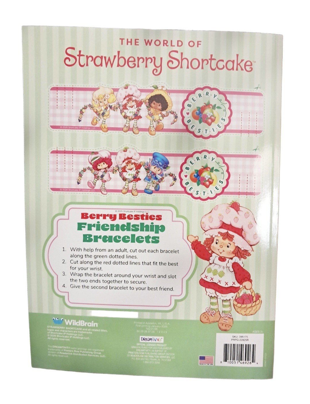 ❤️ THE WORLD Of ●STRAWBERRY SHORTCAKE● 🍓•BERRY BESTIES Coloring/Activity Book.
