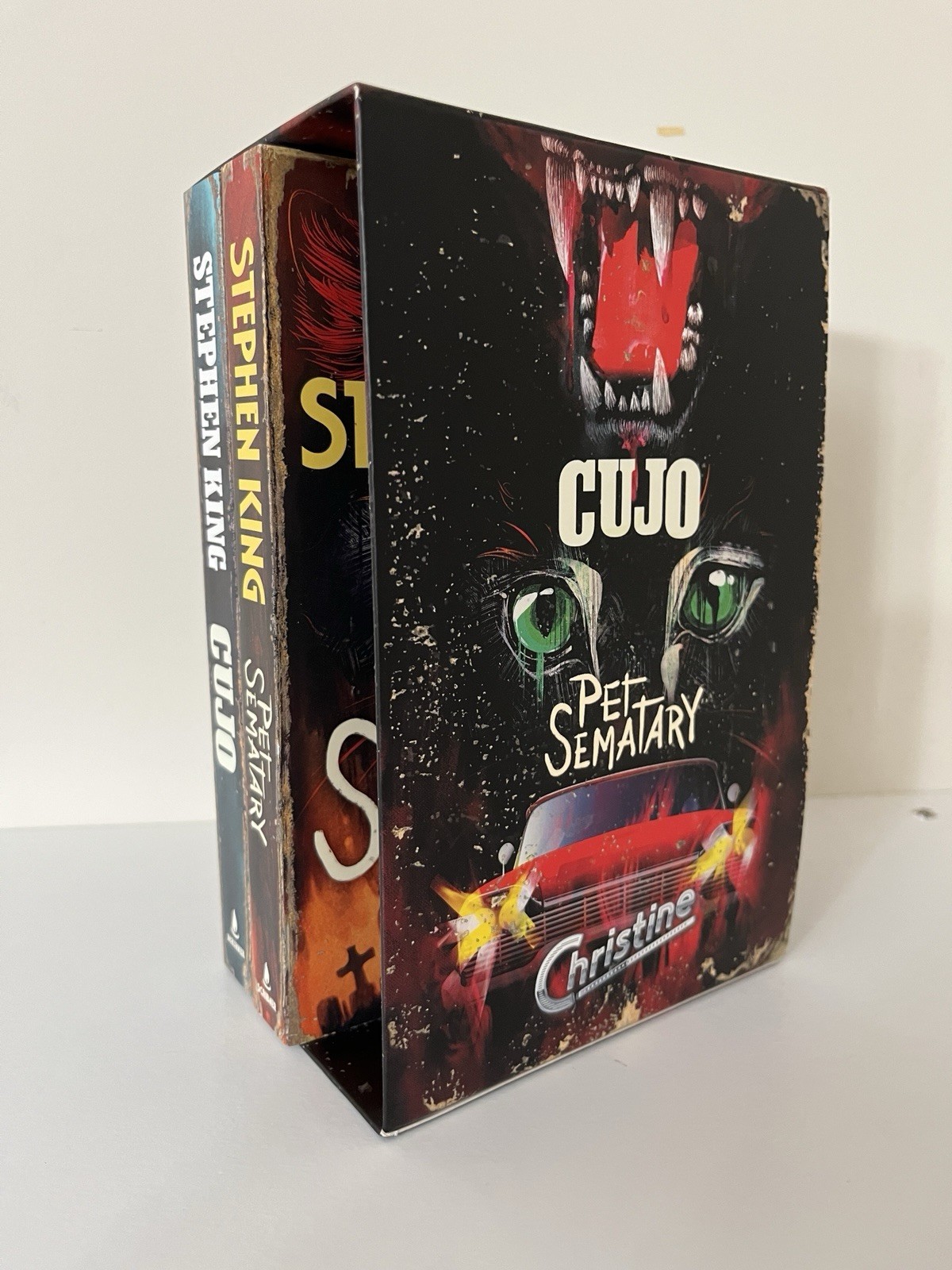 Stephen King Classic King Boxed Set Cujo, Pet Sematary. NO CHRISTINE. Brand New