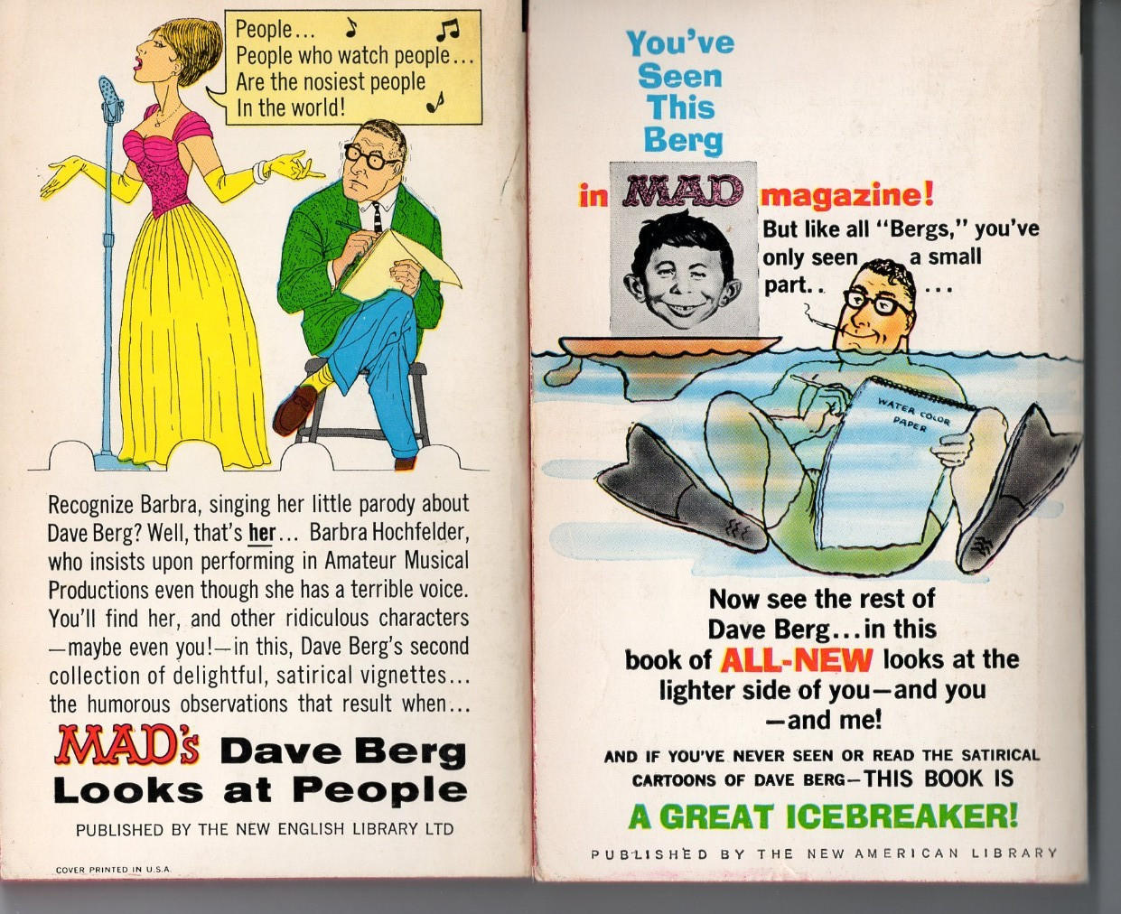 Dave Berg MAD Paperback Lot 3 Books Looks at USA People Things Signet