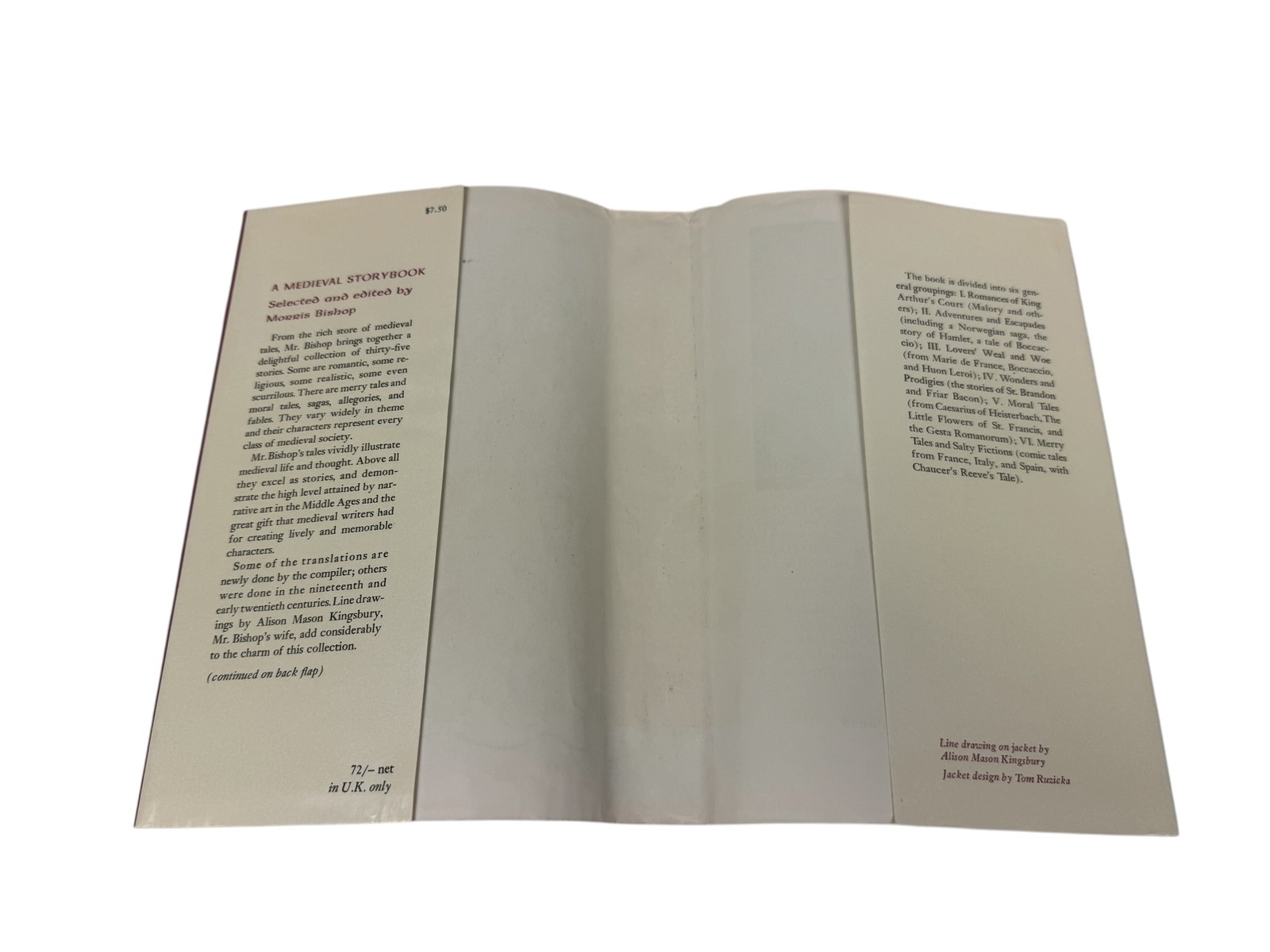 A Medieval Storybook Morris Bishop Cornell University Press 1970 Hardcover