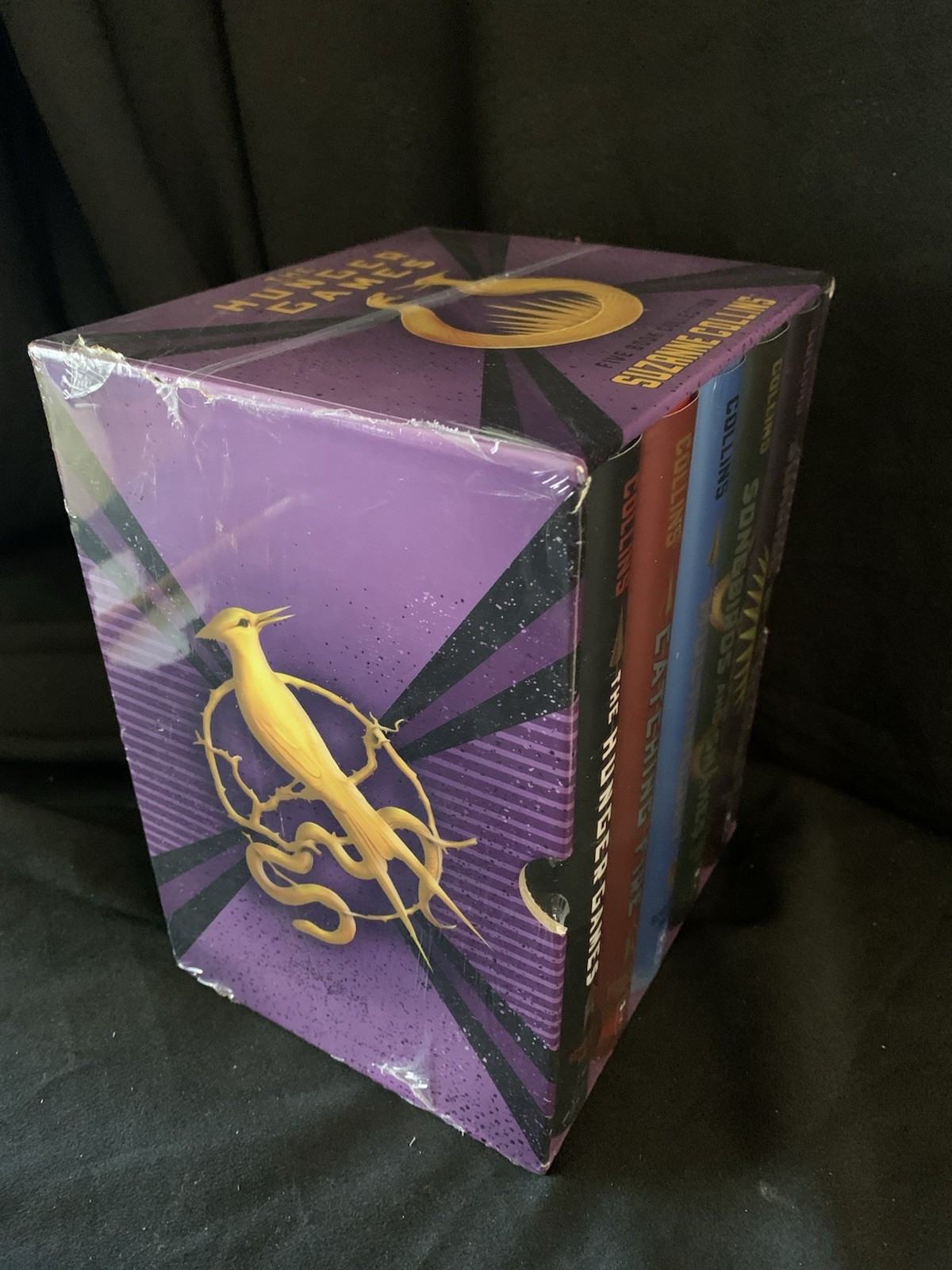 NEW CLEAN! Hunger Games 5-Book Hardcover Box Set Suzanne Collins FRESH! SEALED!