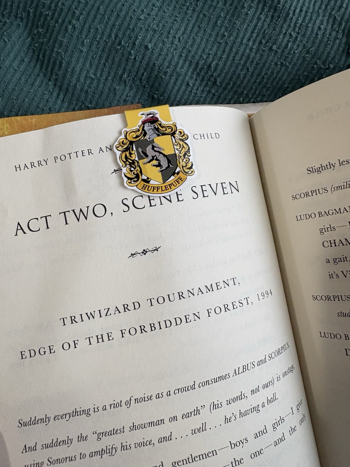 Harry Potter and the Cursed Child – Parts One & Two : The Official Script Book