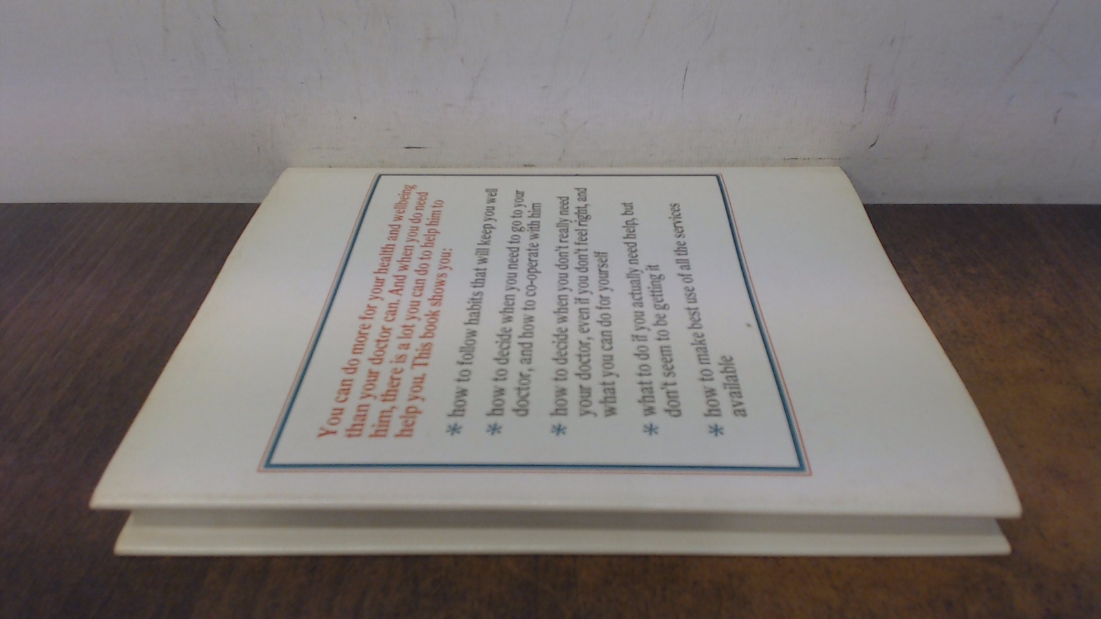 Take Care of Yourself, Vickery, Donald M., Unwin Health, 1979, Ha