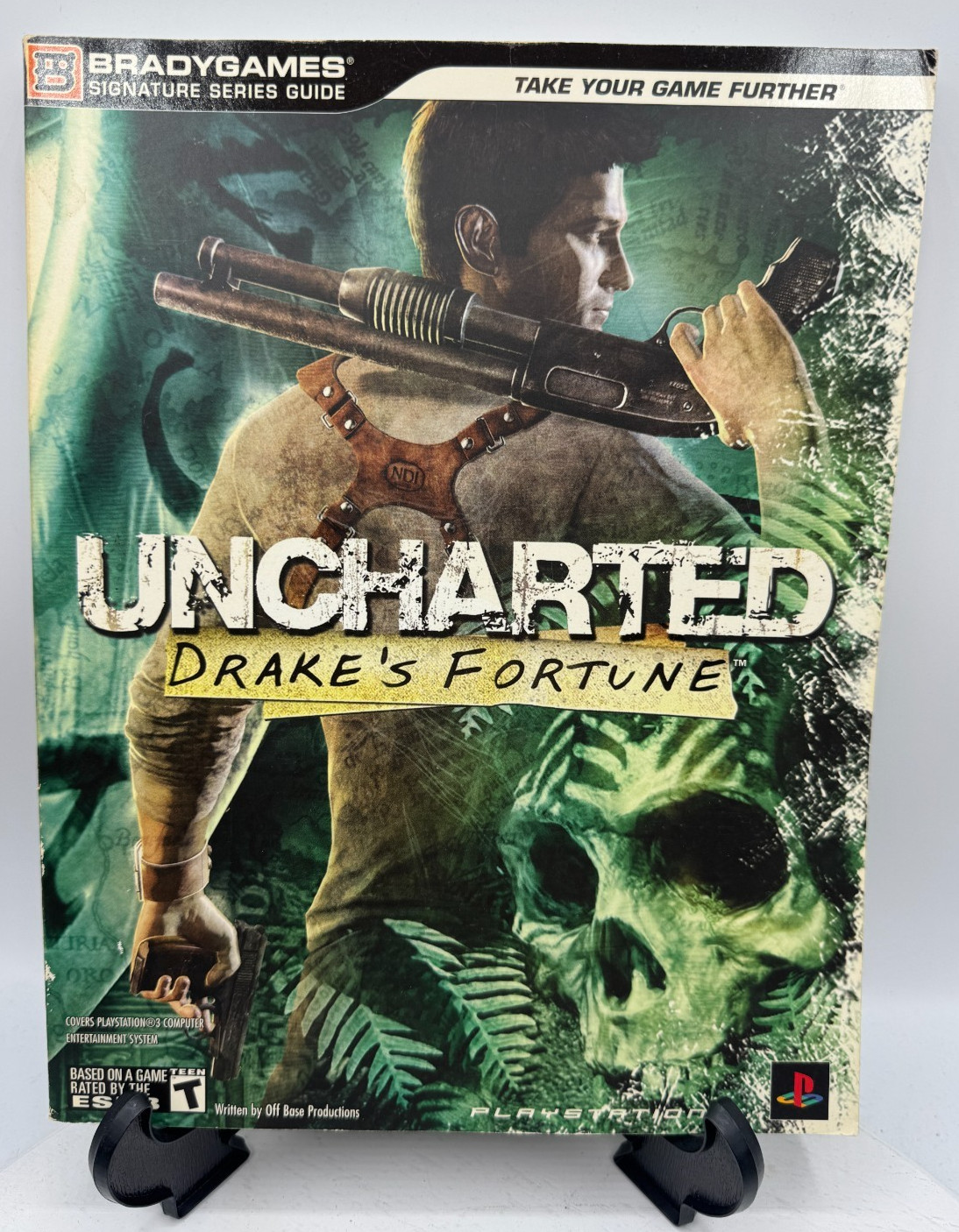 Uncharted Drakes Fortune Bradygames Signature Series Strategy Guide w/ Poster