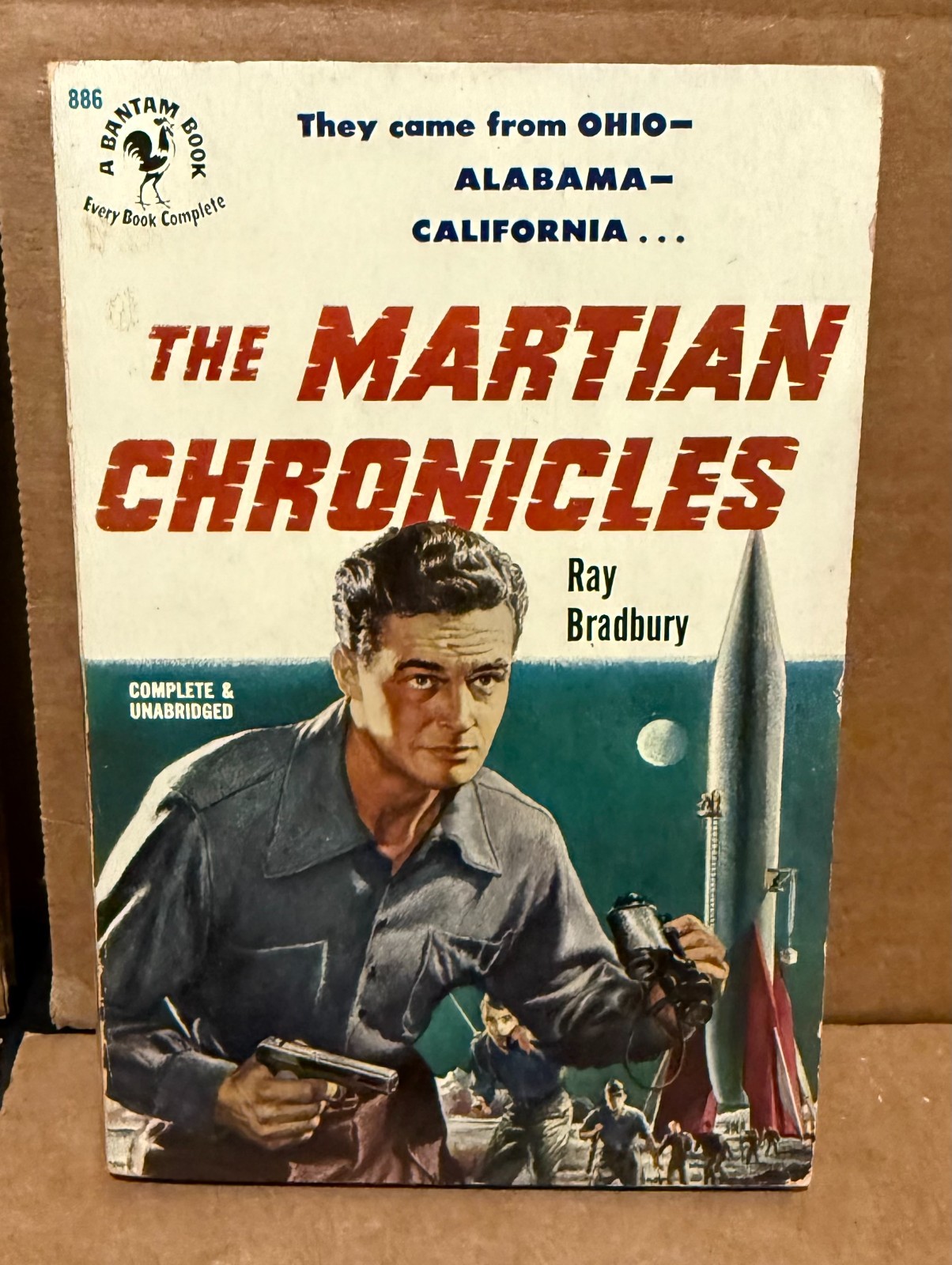 The Martian Chronicles by Ray Bradbury – 1951 Bantam 886