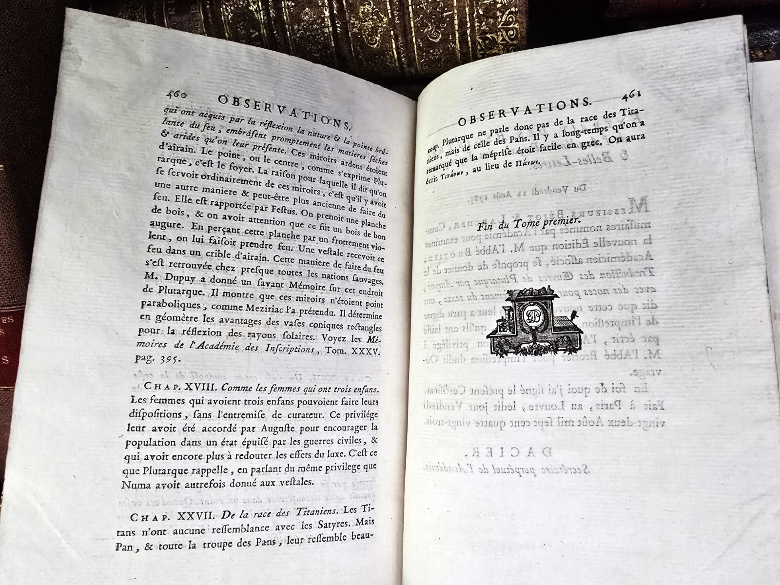 1783 – Lives of Illustrious Men by Plutarch – Theseus, Romulus, Lycurgus, Solon