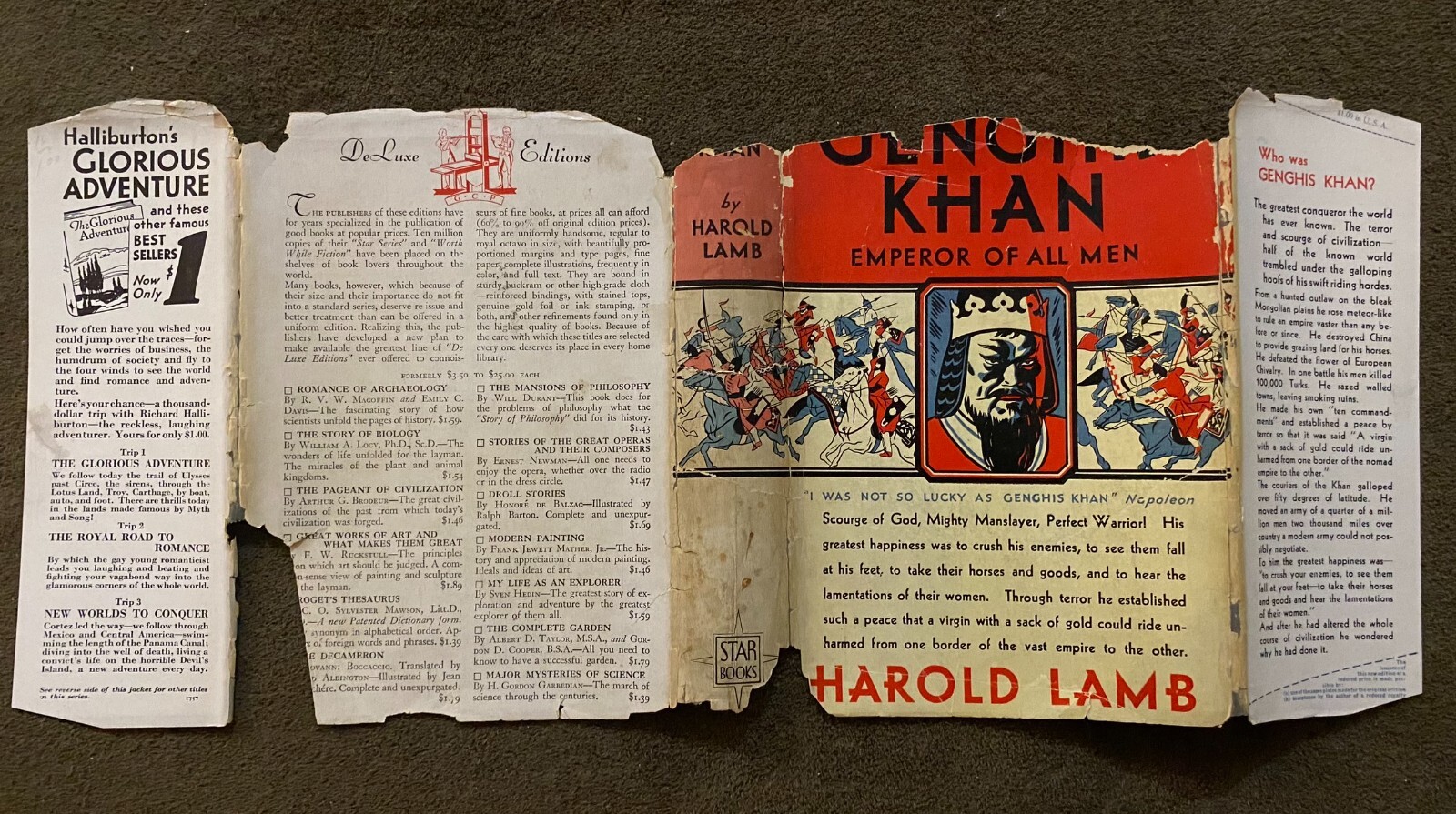 Genghis Kahn: Emperor of All Men (Harold Lamb, 1927)