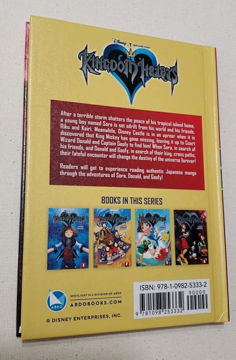 Kingdom Hearts Vol. 4 Manga Disney x Square Enix by Shiro Amano