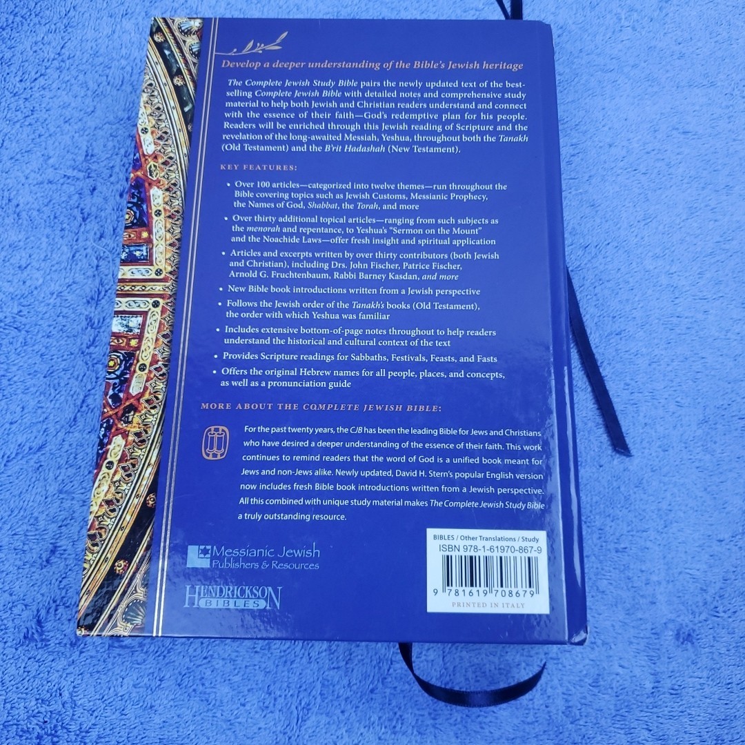 The Complete Jewish Study Bible Hardcover Messianic TLV Insights Jews Christians