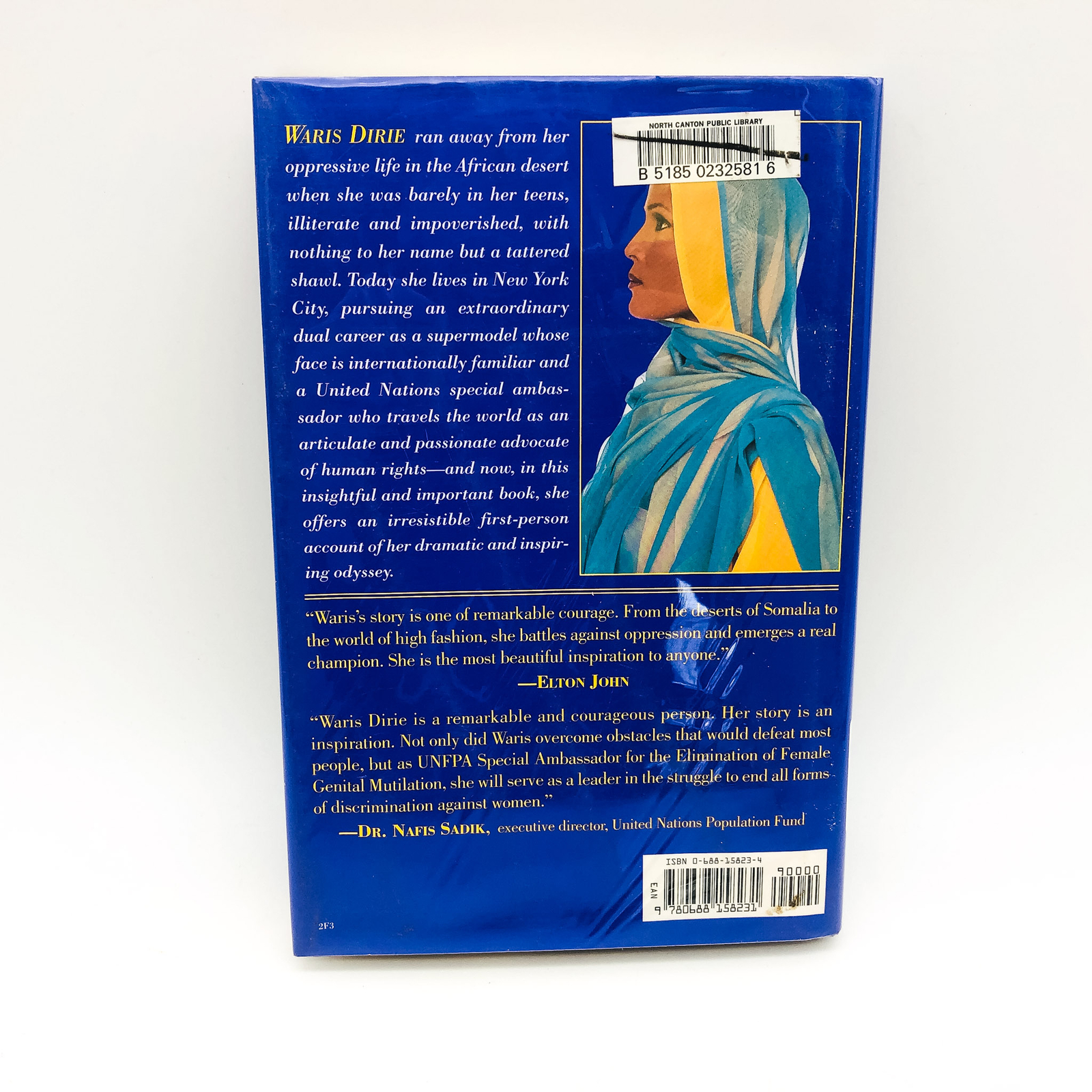 Desert Flower Hardcover Waris Dirie 1998 Nomad Journey 1st Edition Ex Library