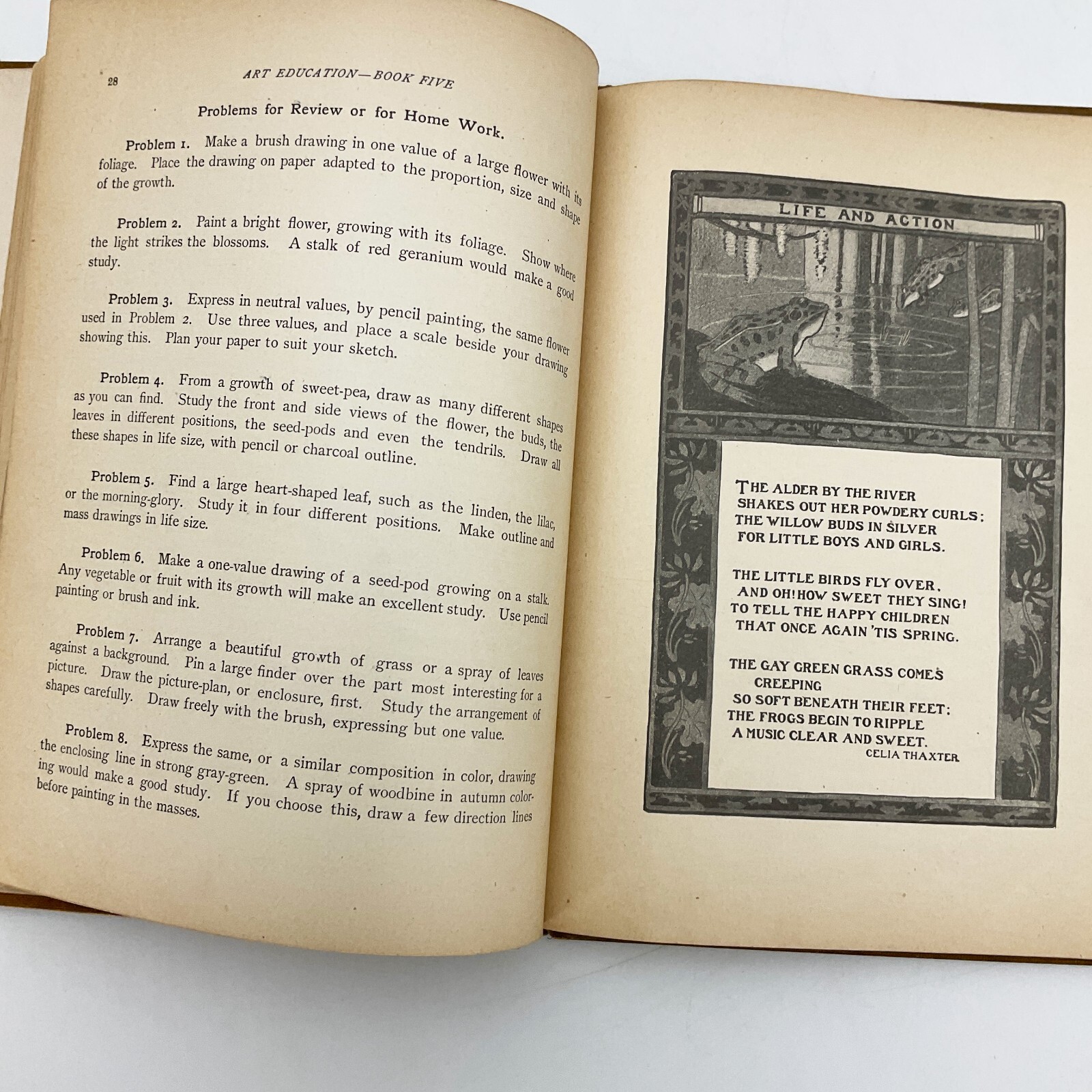 Text Books of Art Education Fifth Year Hugo Froehlich Hardcover Book 1904