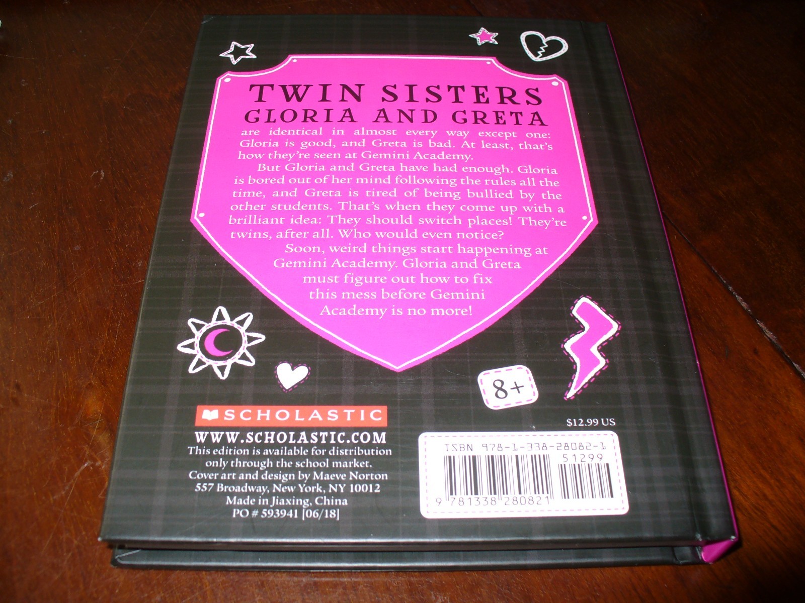 Gemini Academy by Jessie Paddock Hardcover Scholastic 2018, 1st Ed~for 8+Years