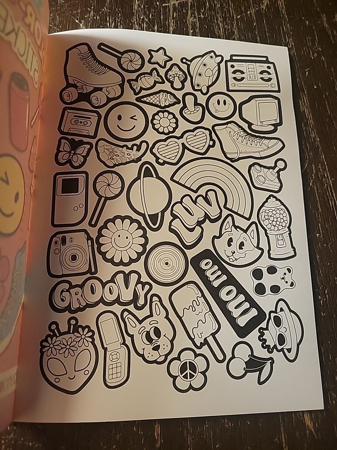 Create & Design Color-Your-Own Sticker Book Tear & Share Pages 10 Pages/Stickers